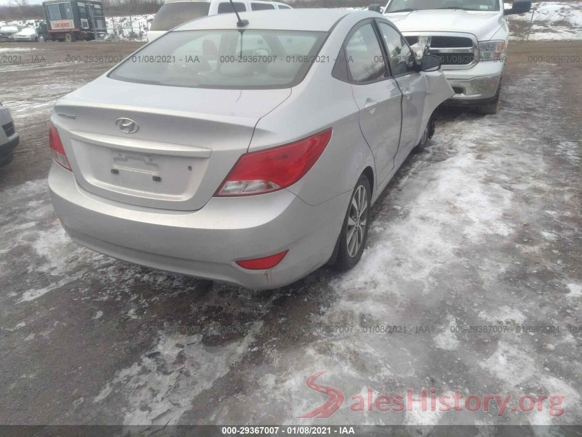 KMHCU4AE3GU159984 2016 HYUNDAI ACCENT