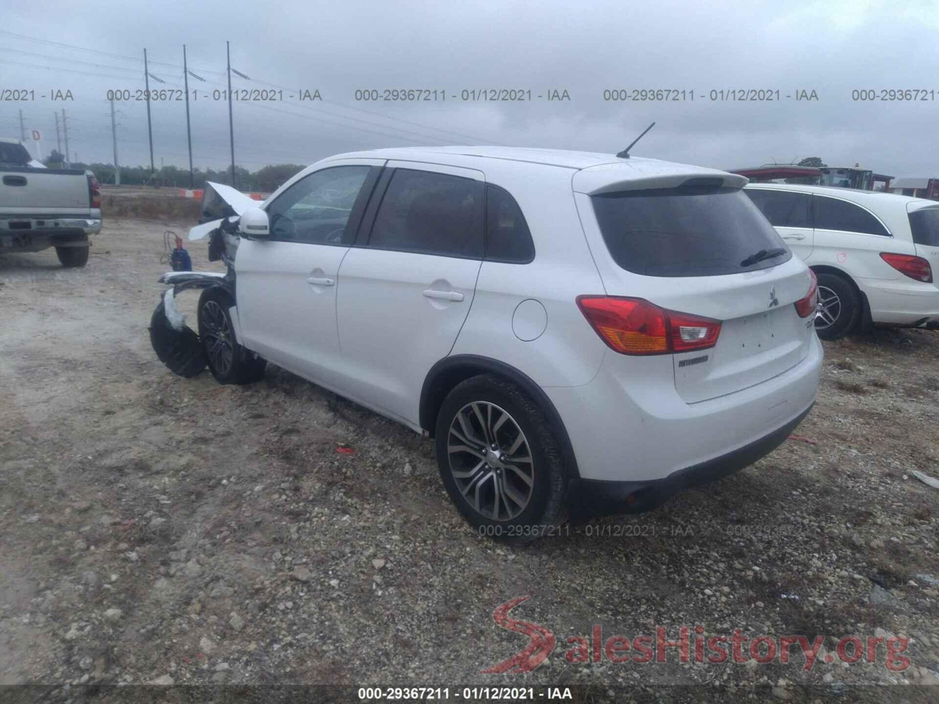 JA4AP3AU7GZ029952 2016 MITSUBISHI OUTLANDER SPORT