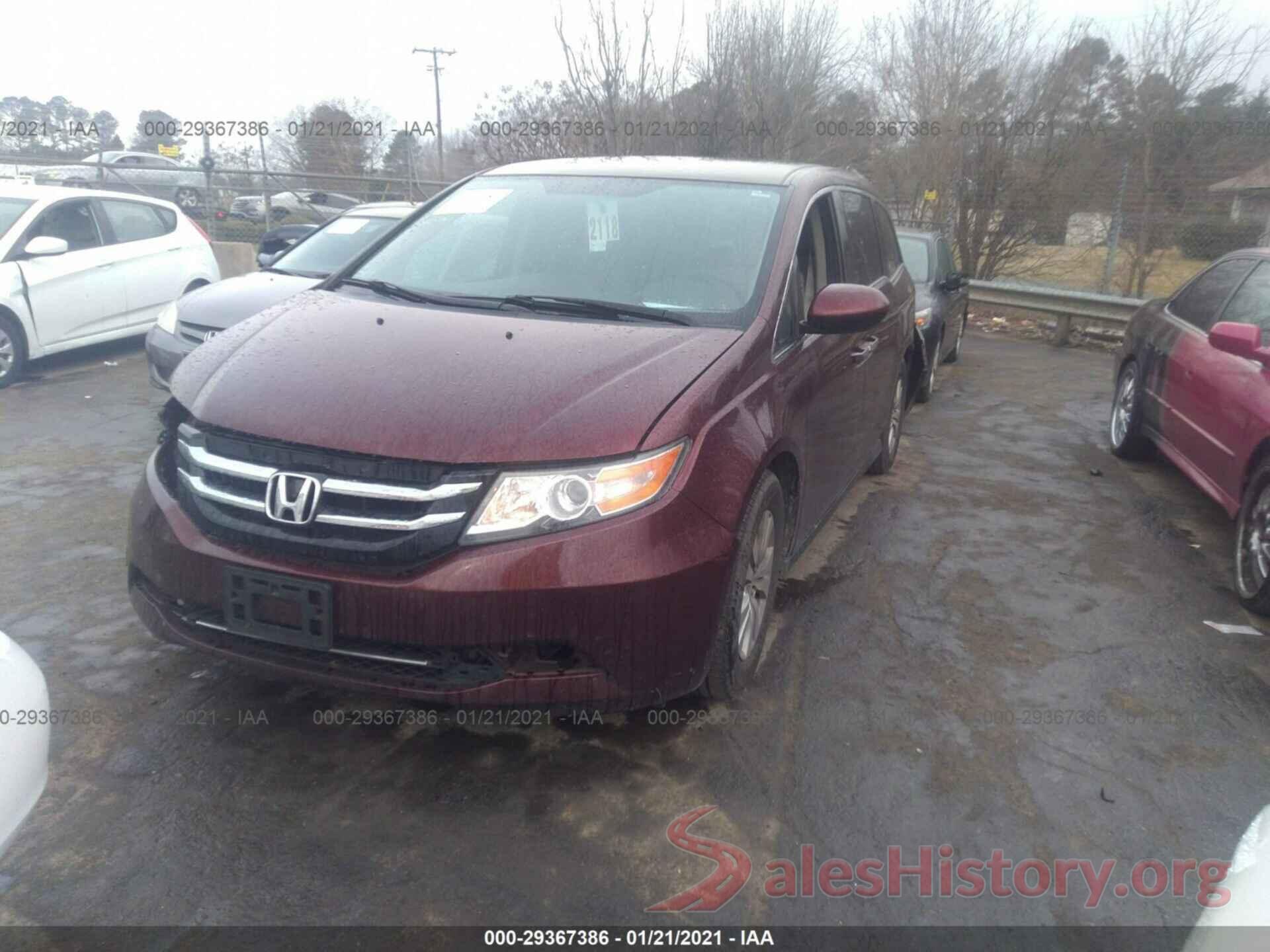 5FNRL5H38GB116892 2016 HONDA ODYSSEY