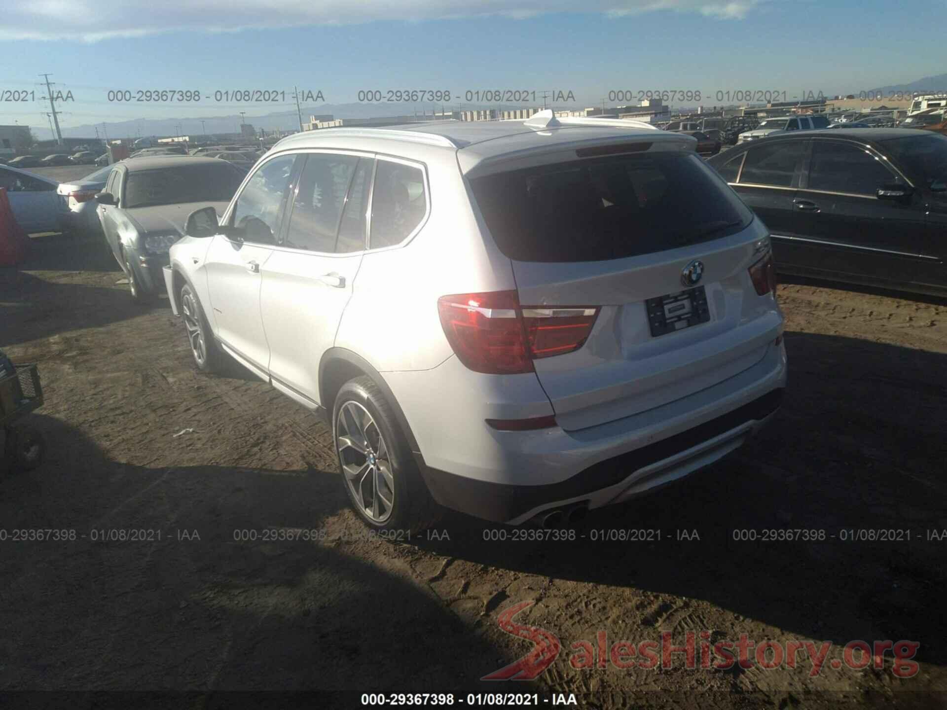 5UXWX9C56G0D85240 2016 BMW X3