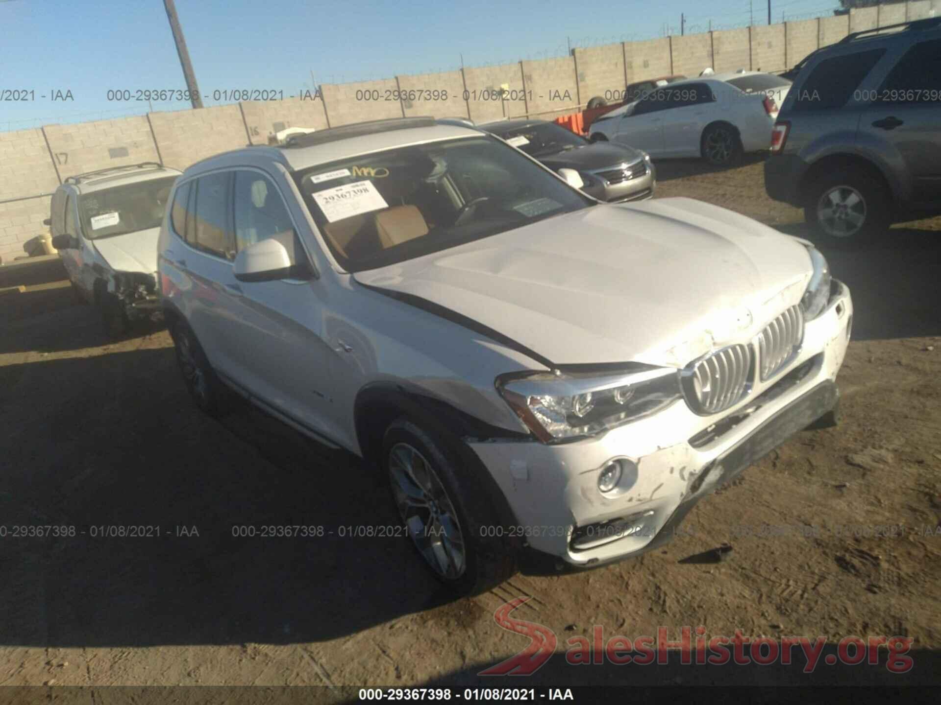 5UXWX9C56G0D85240 2016 BMW X3