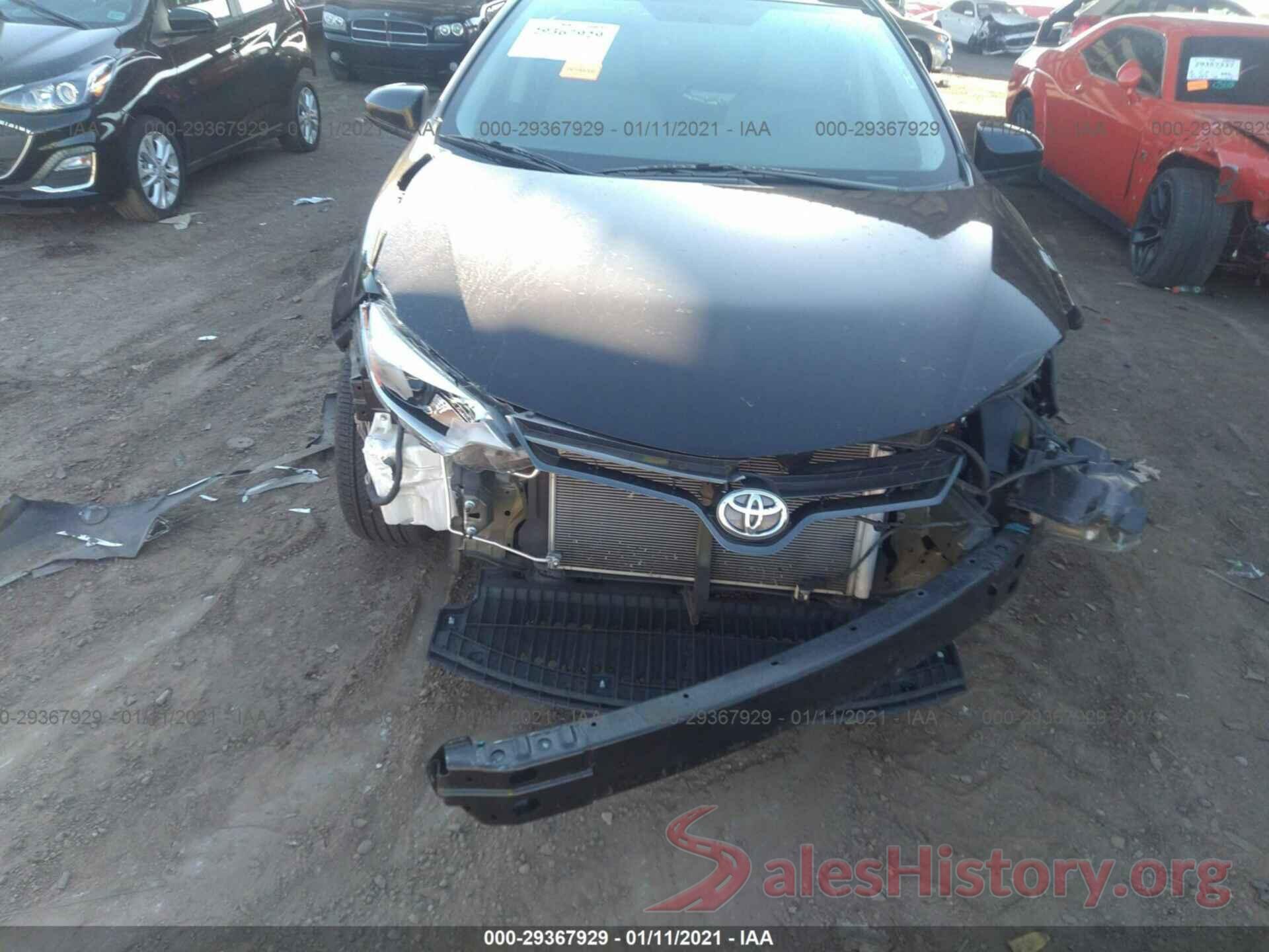 5YFBURHE3GP384020 2016 TOYOTA COROLLA