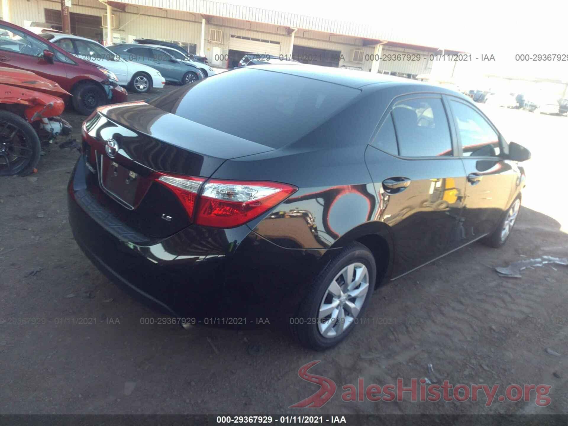 5YFBURHE3GP384020 2016 TOYOTA COROLLA