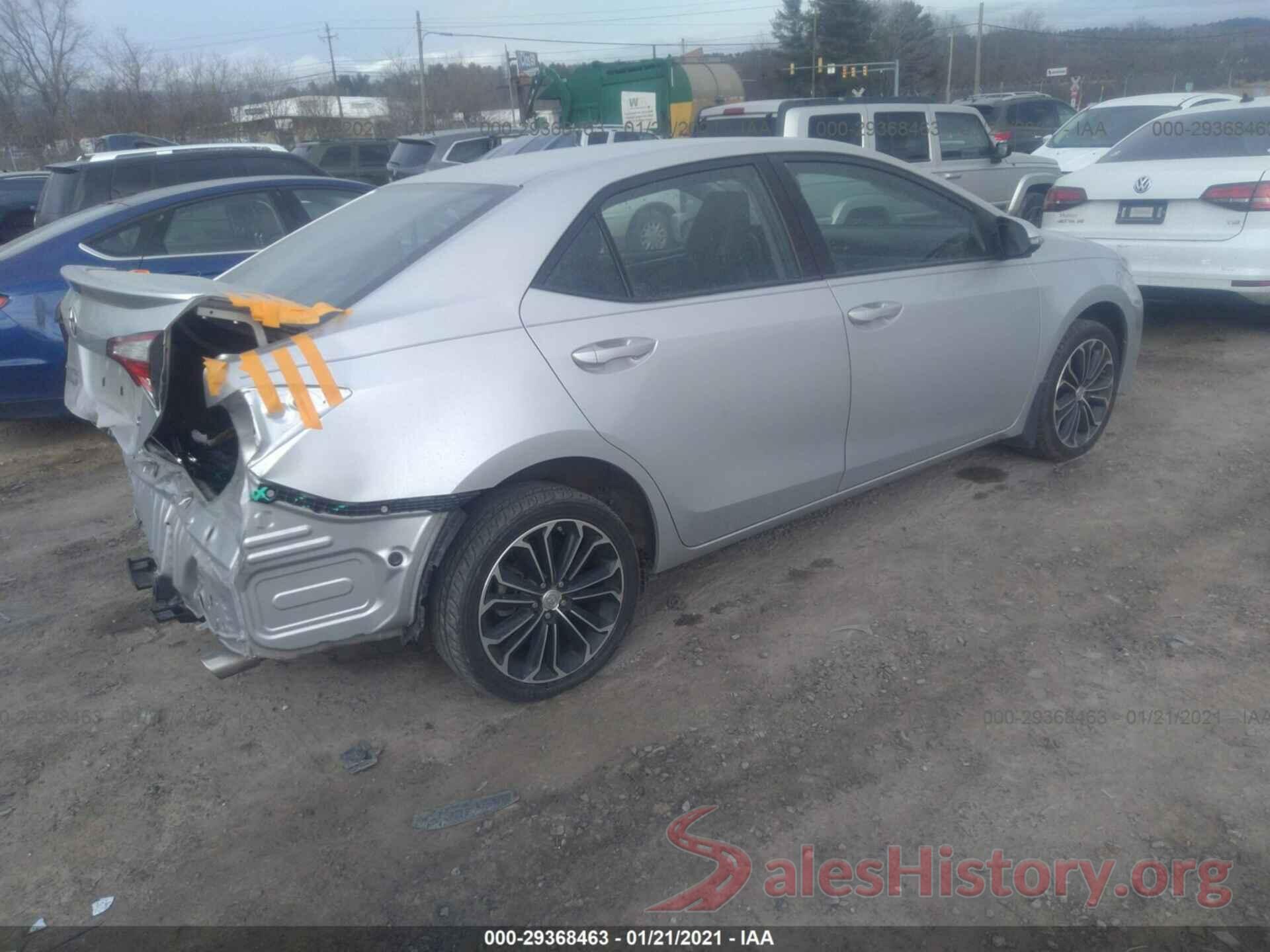 5YFBURHE8GP505589 2016 TOYOTA COROLLA