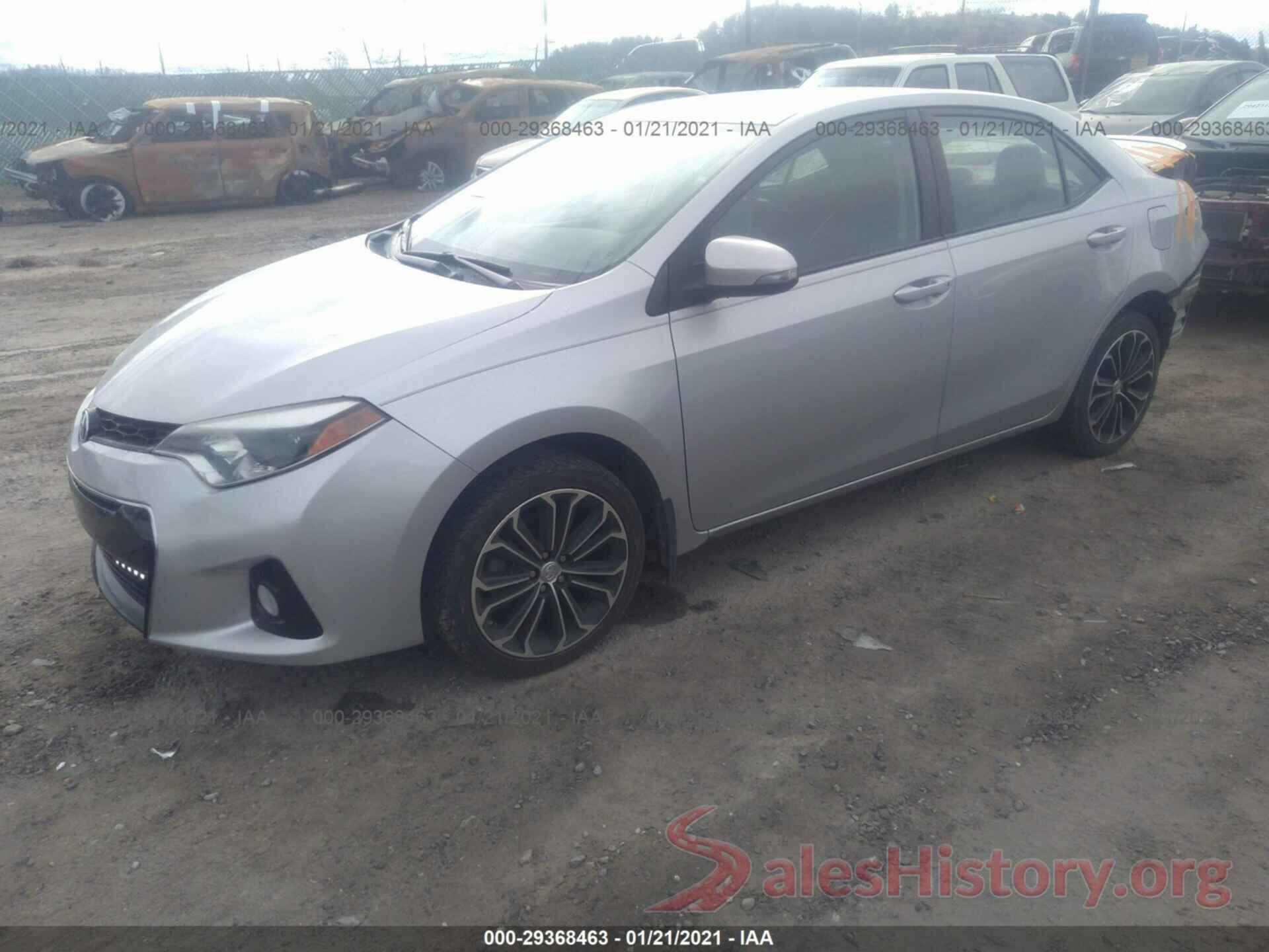 5YFBURHE8GP505589 2016 TOYOTA COROLLA