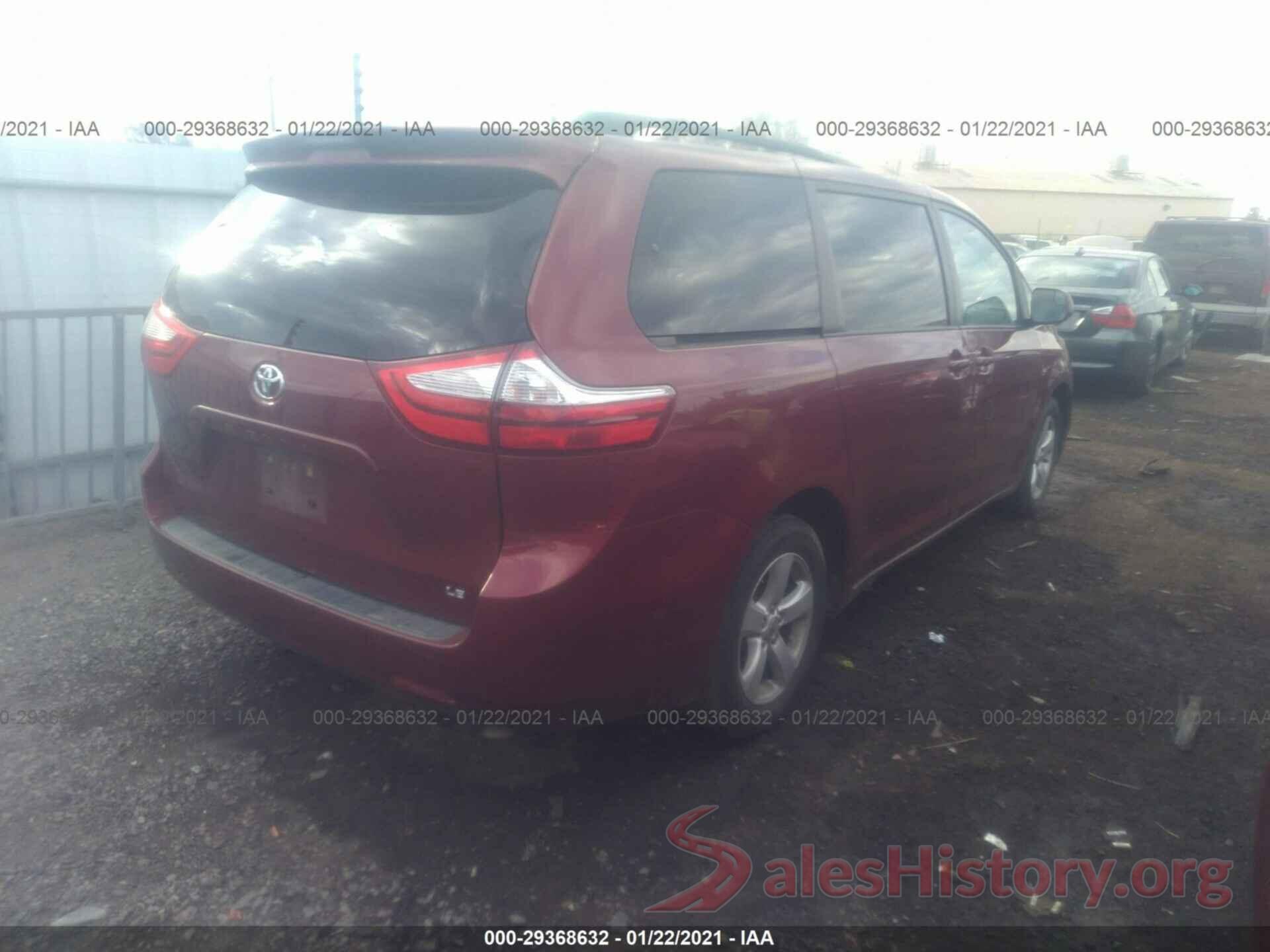 5TDKK3DC7GS703854 2016 TOYOTA SIENNA