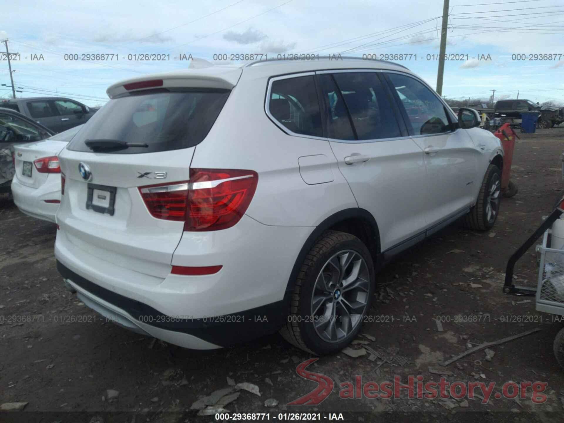 5UXWX9C50H0T08748 2017 BMW X3