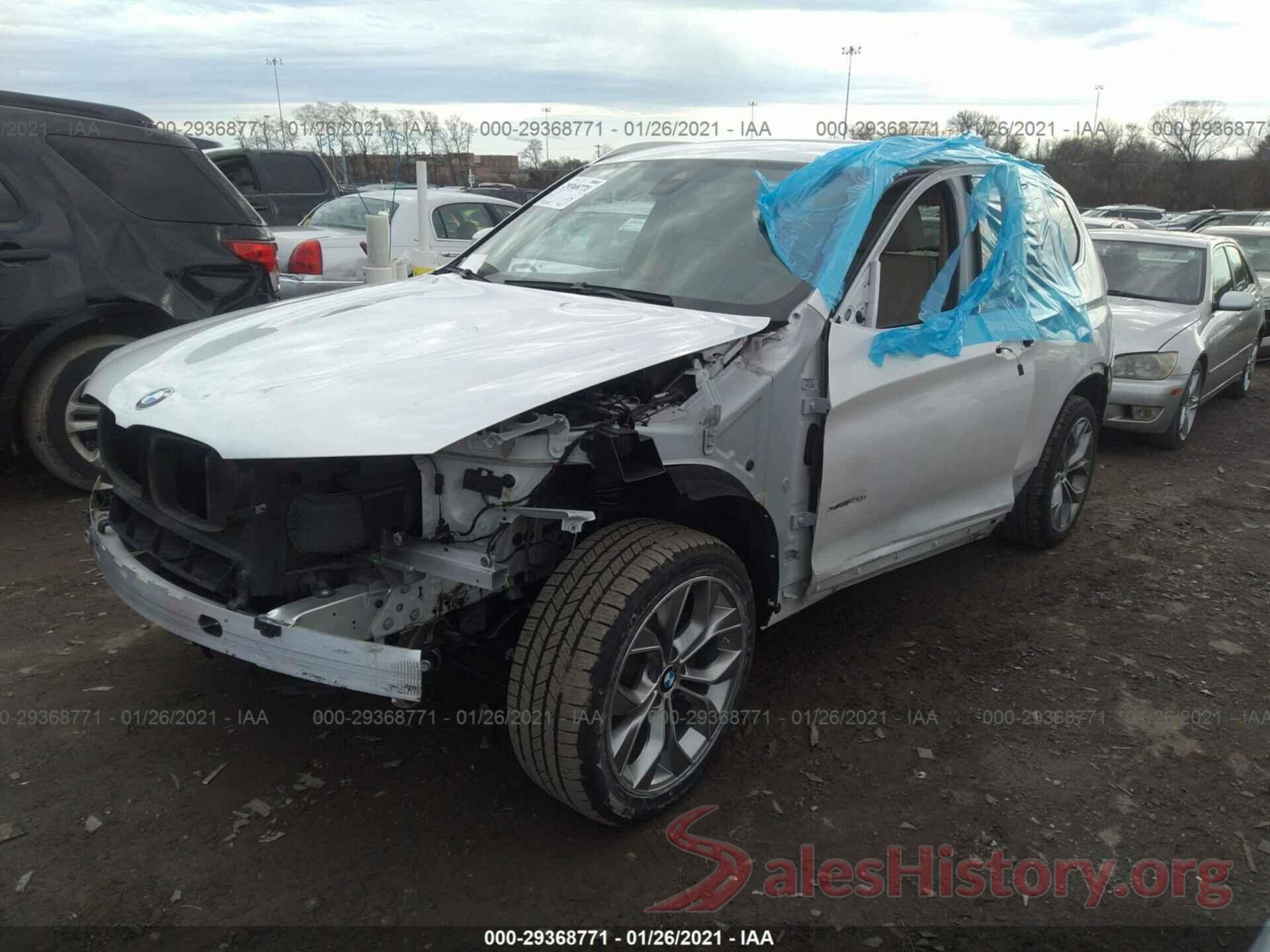 5UXWX9C50H0T08748 2017 BMW X3