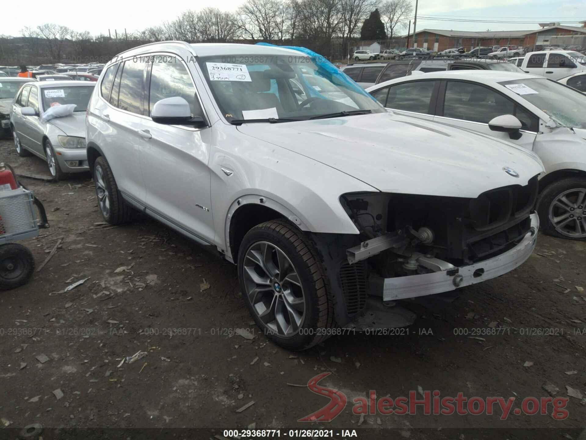 5UXWX9C50H0T08748 2017 BMW X3