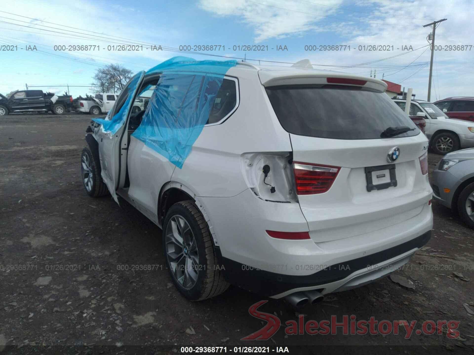 5UXWX9C50H0T08748 2017 BMW X3