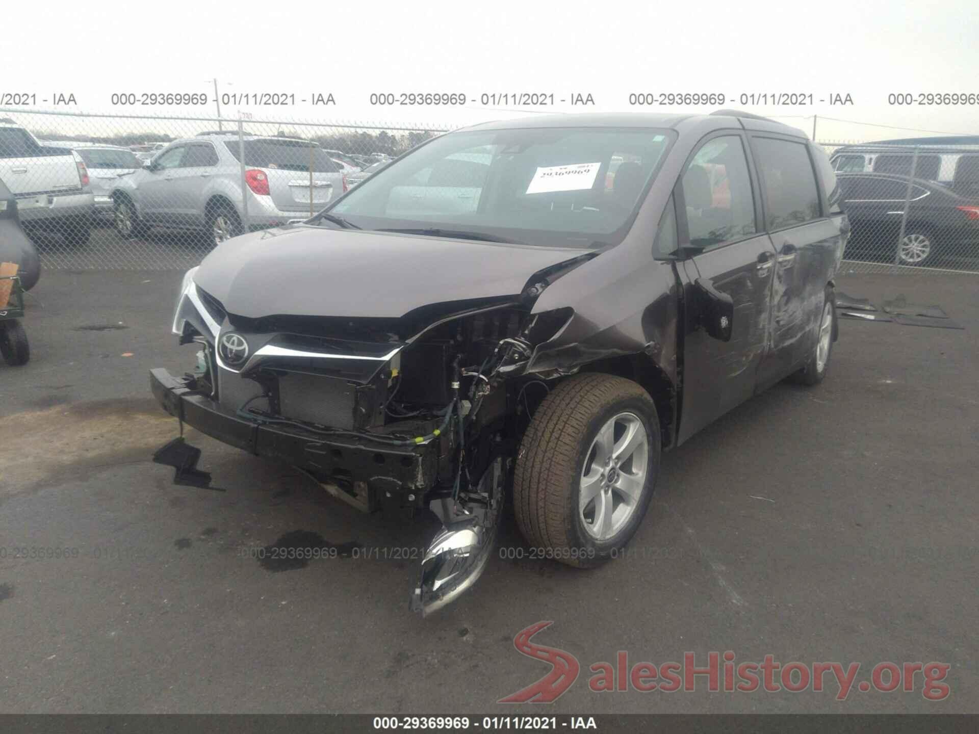 5TDKZ3DC3LS059002 2020 TOYOTA SIENNA