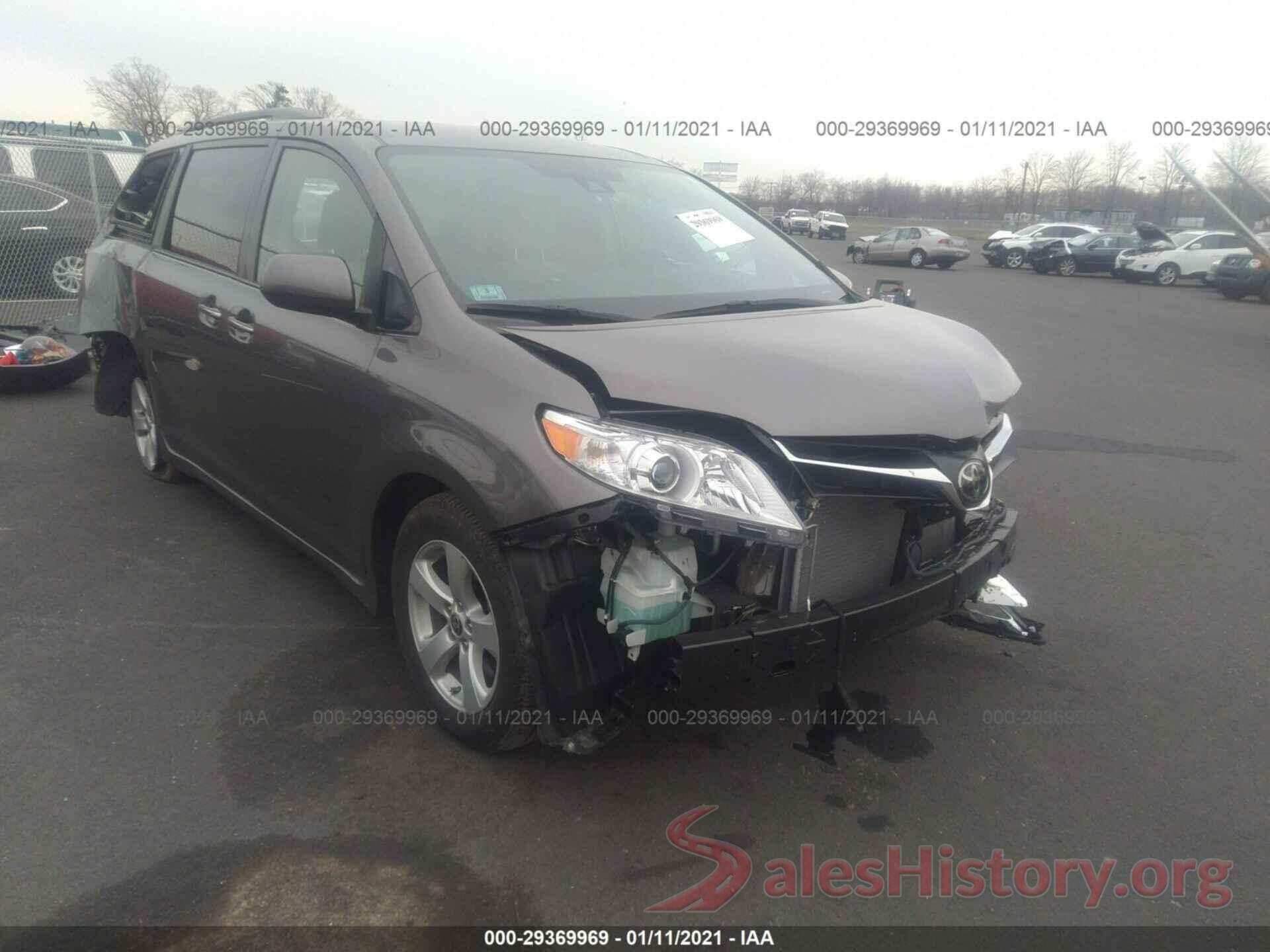 5TDKZ3DC3LS059002 2020 TOYOTA SIENNA