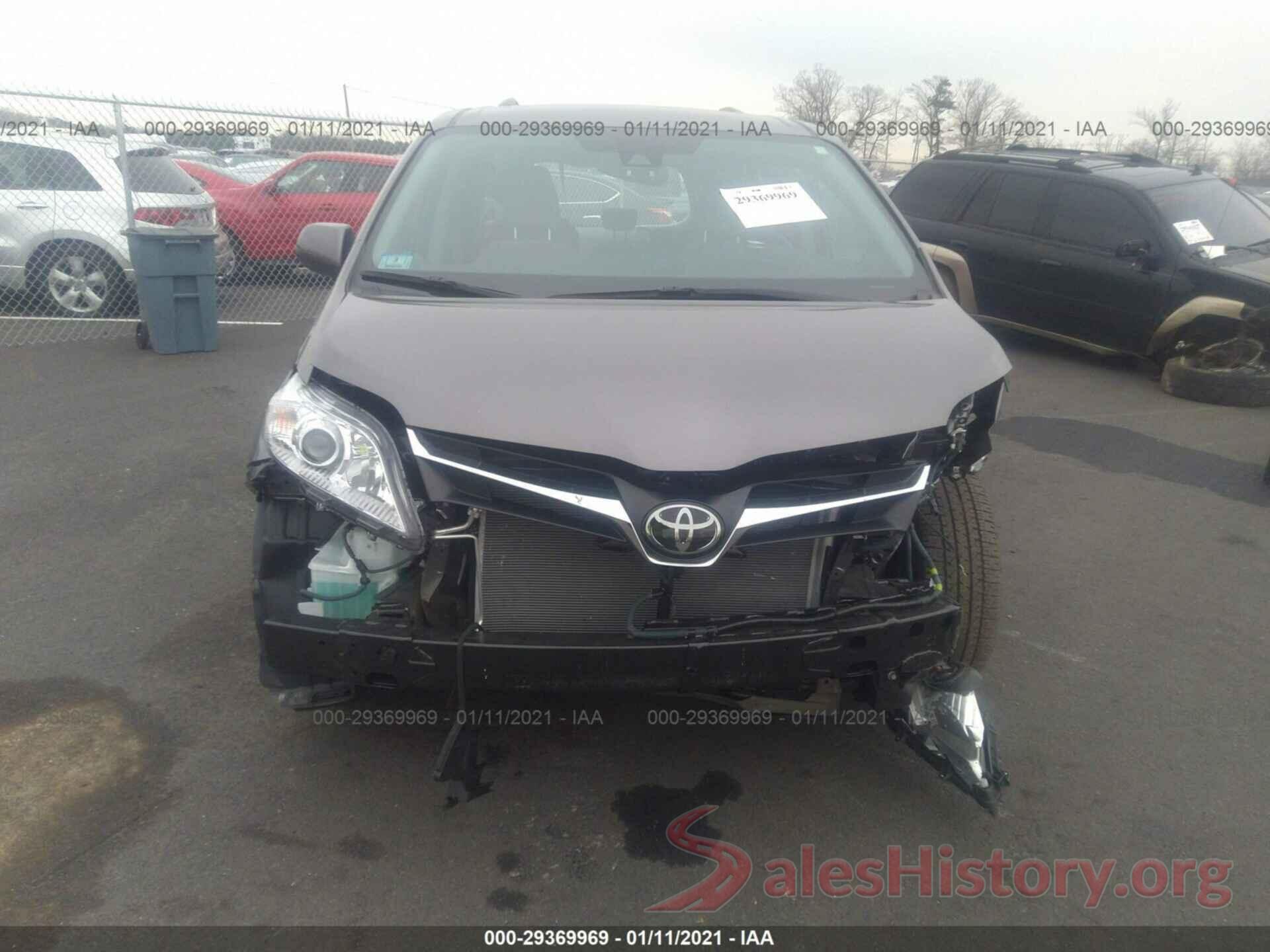 5TDKZ3DC3LS059002 2020 TOYOTA SIENNA