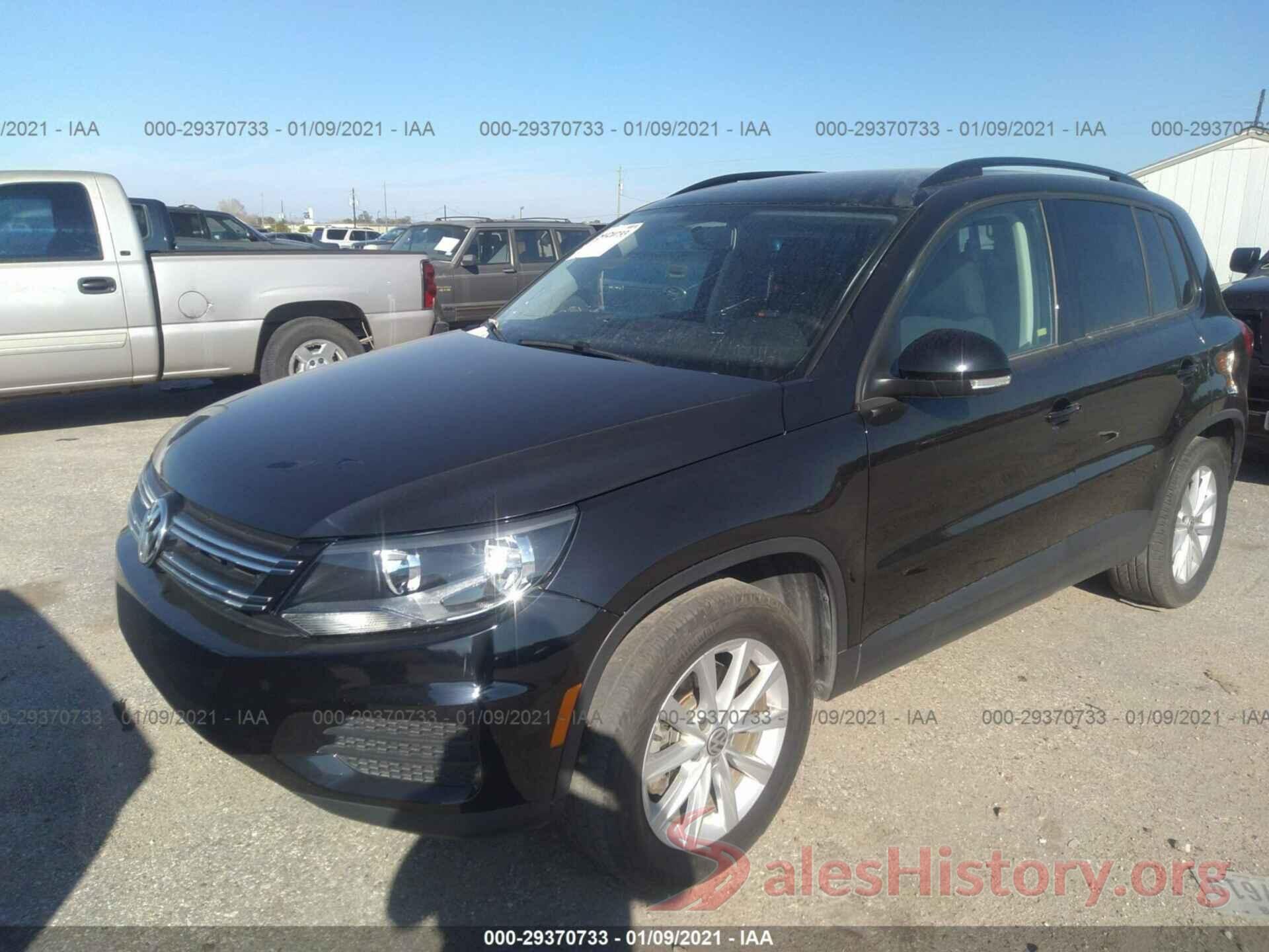 WVGBV7AX7HK052218 2017 VOLKSWAGEN TIGUAN