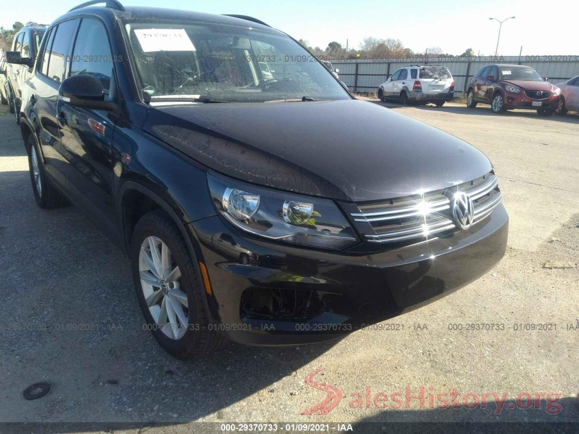 WVGBV7AX7HK052218 2017 VOLKSWAGEN TIGUAN