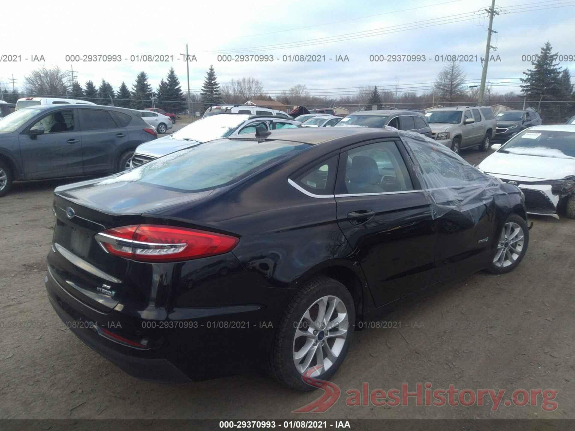 3FA6P0LU2KR241295 2019 FORD FUSION HYBRID