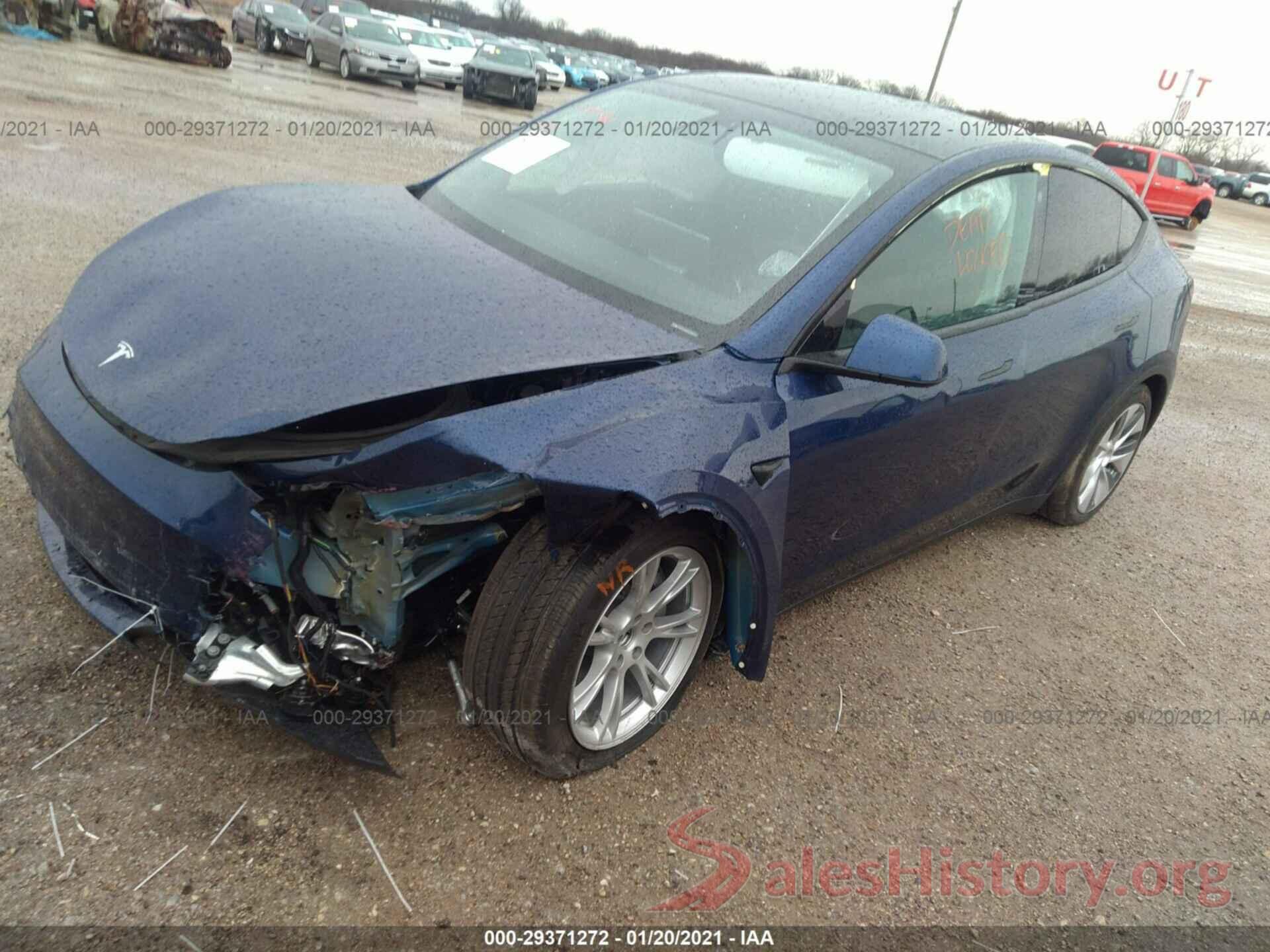 5YJYGDEE4MF069100 2021 TESLA MODEL Y