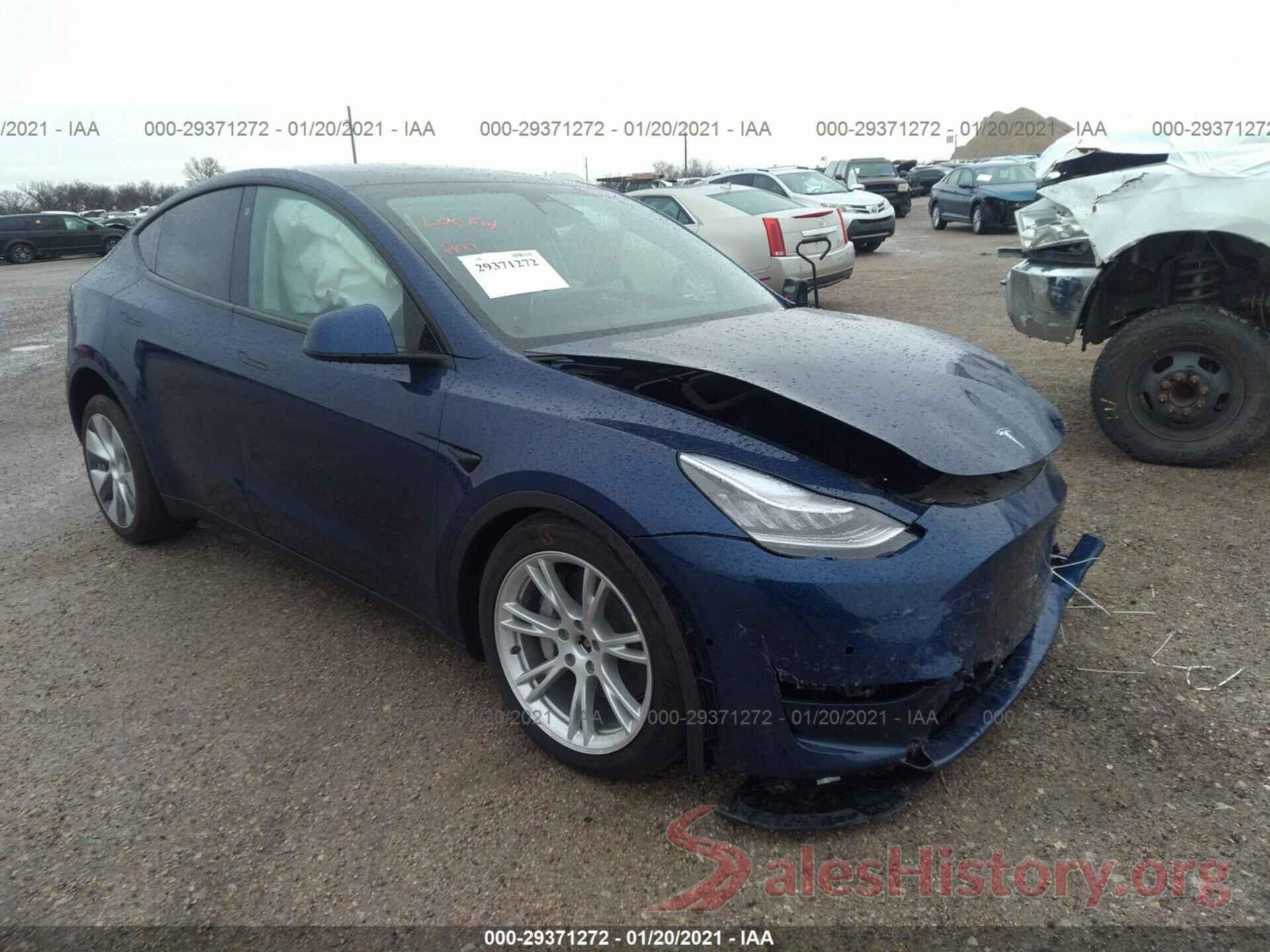 5YJYGDEE4MF069100 2021 TESLA MODEL Y