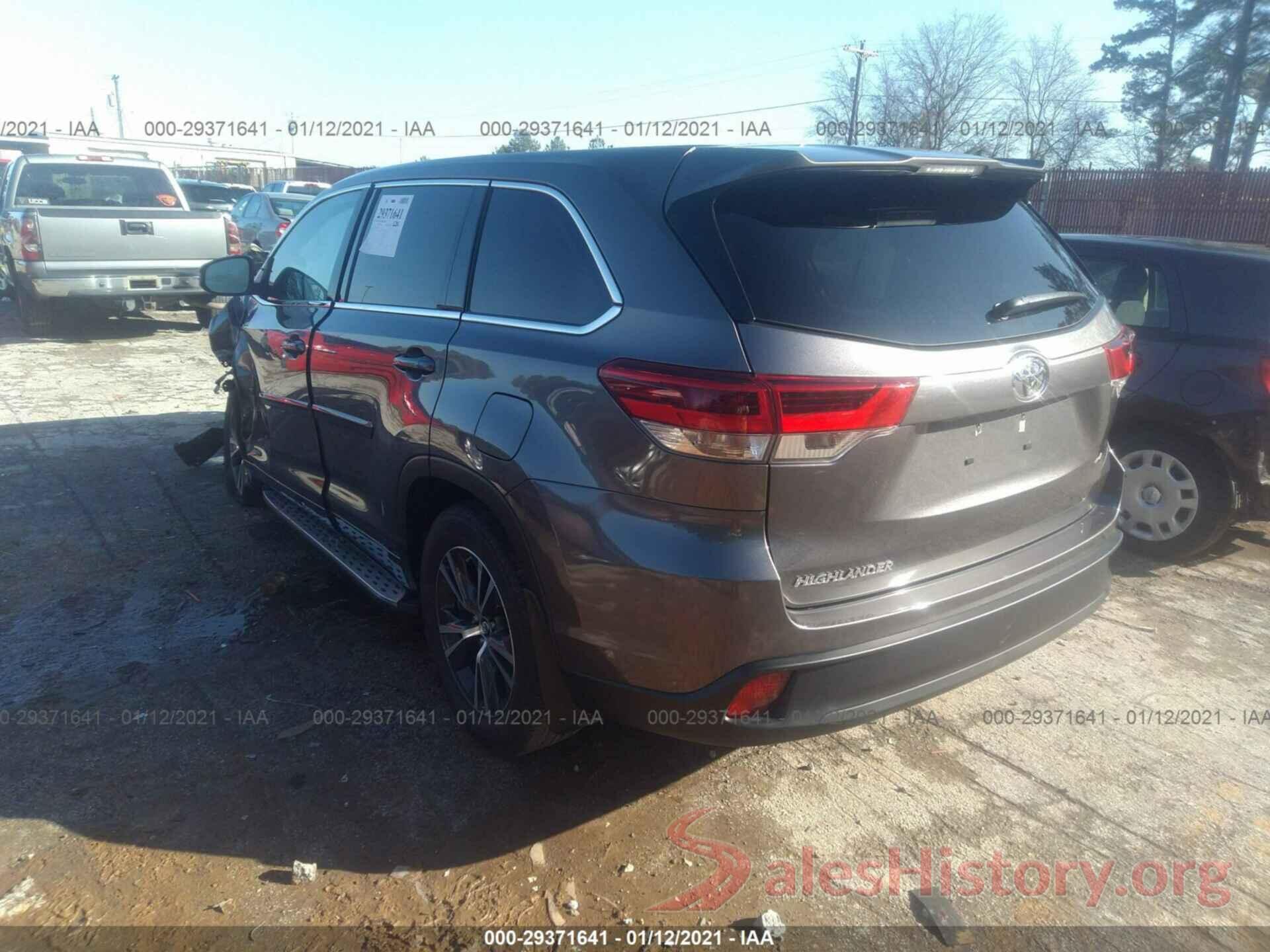 5TDZARFH4JS036648 2018 TOYOTA HIGHLANDER