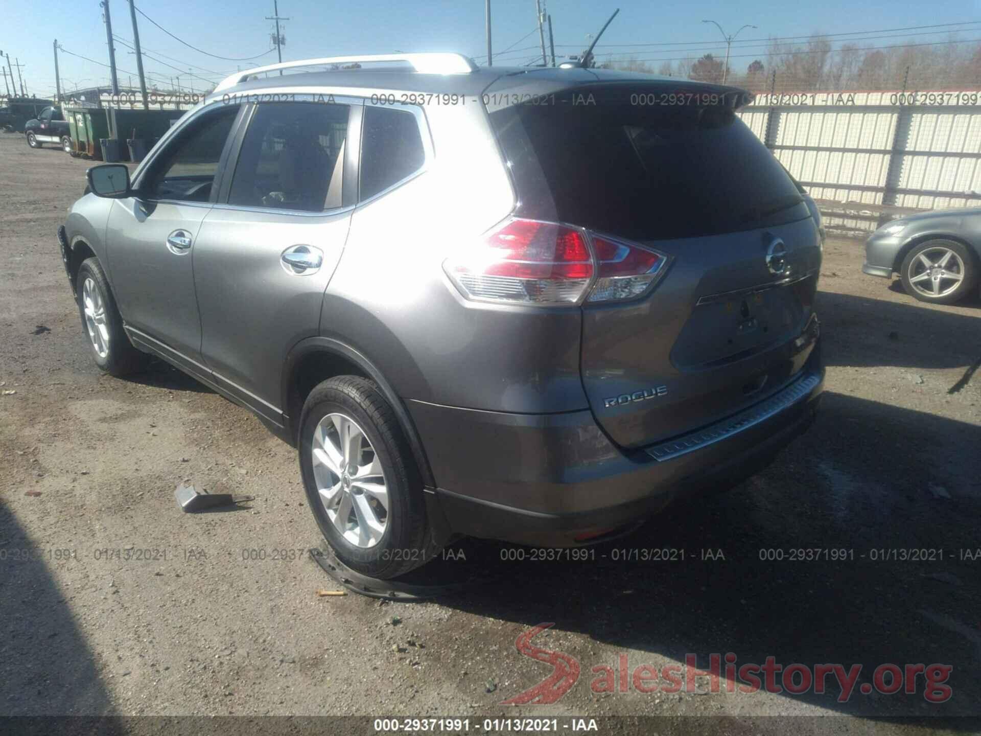 KNMAT2MTXGP723805 2016 NISSAN ROGUE