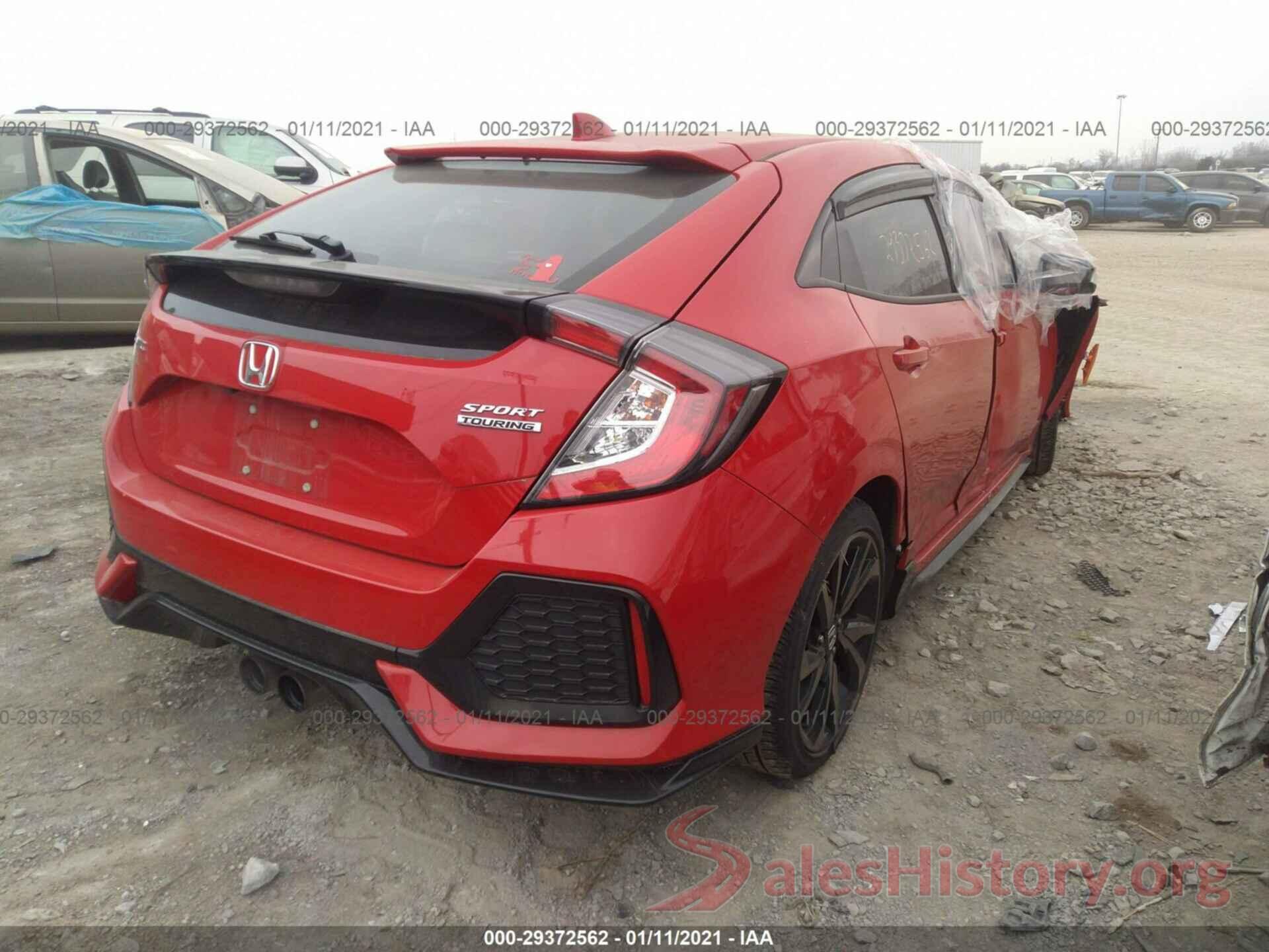 SHHFK7H96HU226278 2017 HONDA CIVIC HATCHBACK