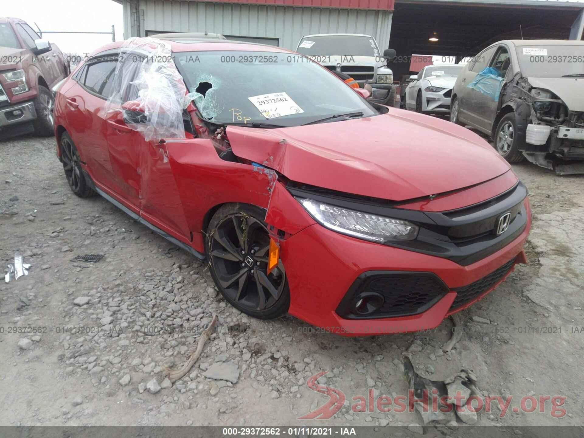 SHHFK7H96HU226278 2017 HONDA CIVIC HATCHBACK