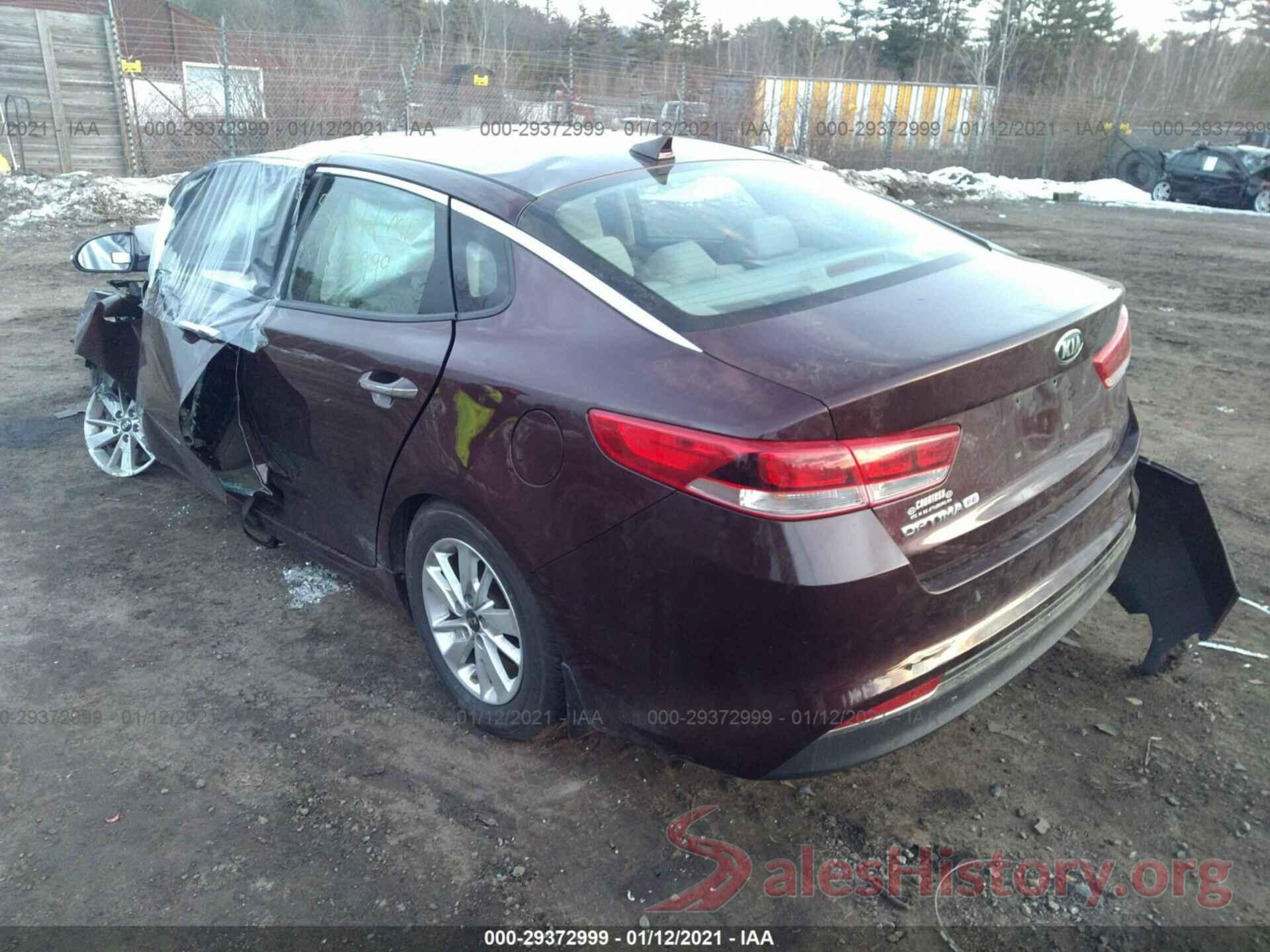 5XXGT4L32GG022075 2016 KIA OPTIMA