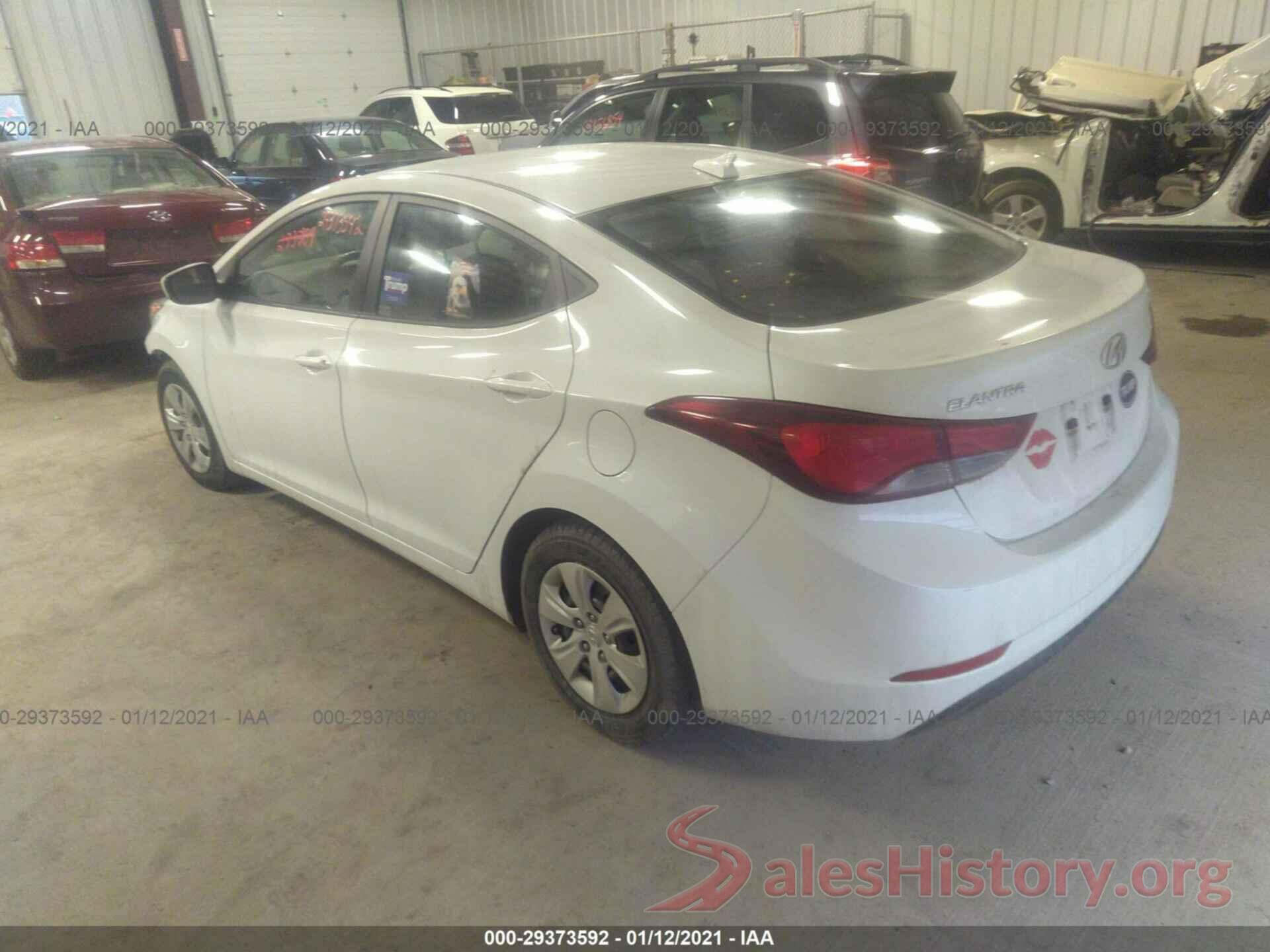 5NPDH4AE4GH788158 2016 HYUNDAI ELANTRA