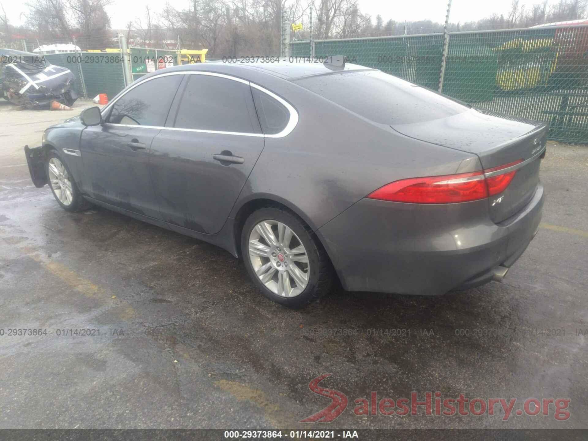 SAJBD4BV5GCY09288 2016 JAGUAR XF