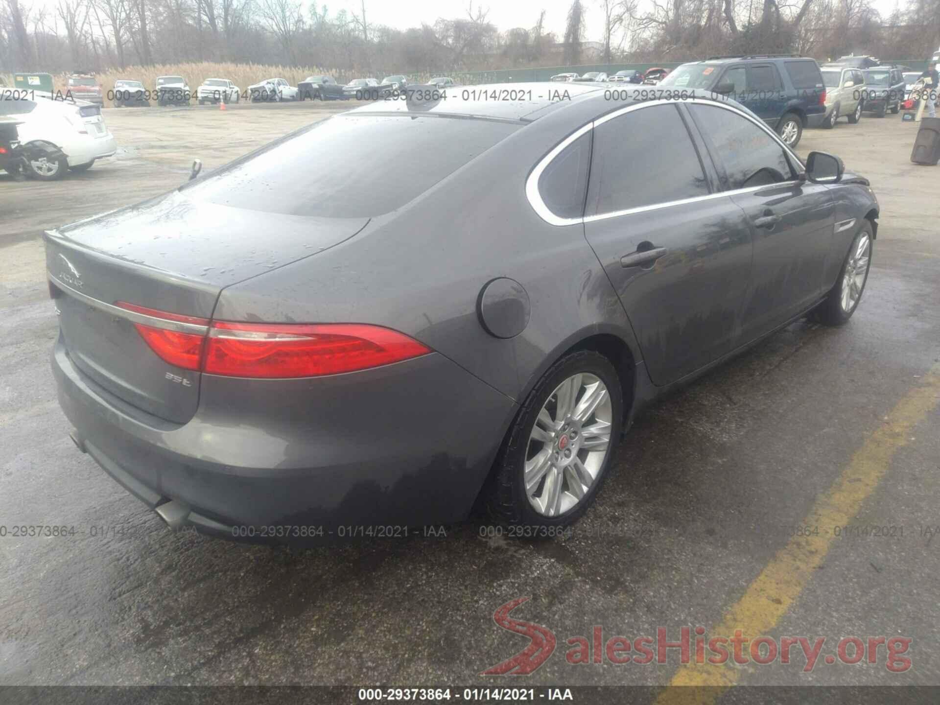 SAJBD4BV5GCY09288 2016 JAGUAR XF