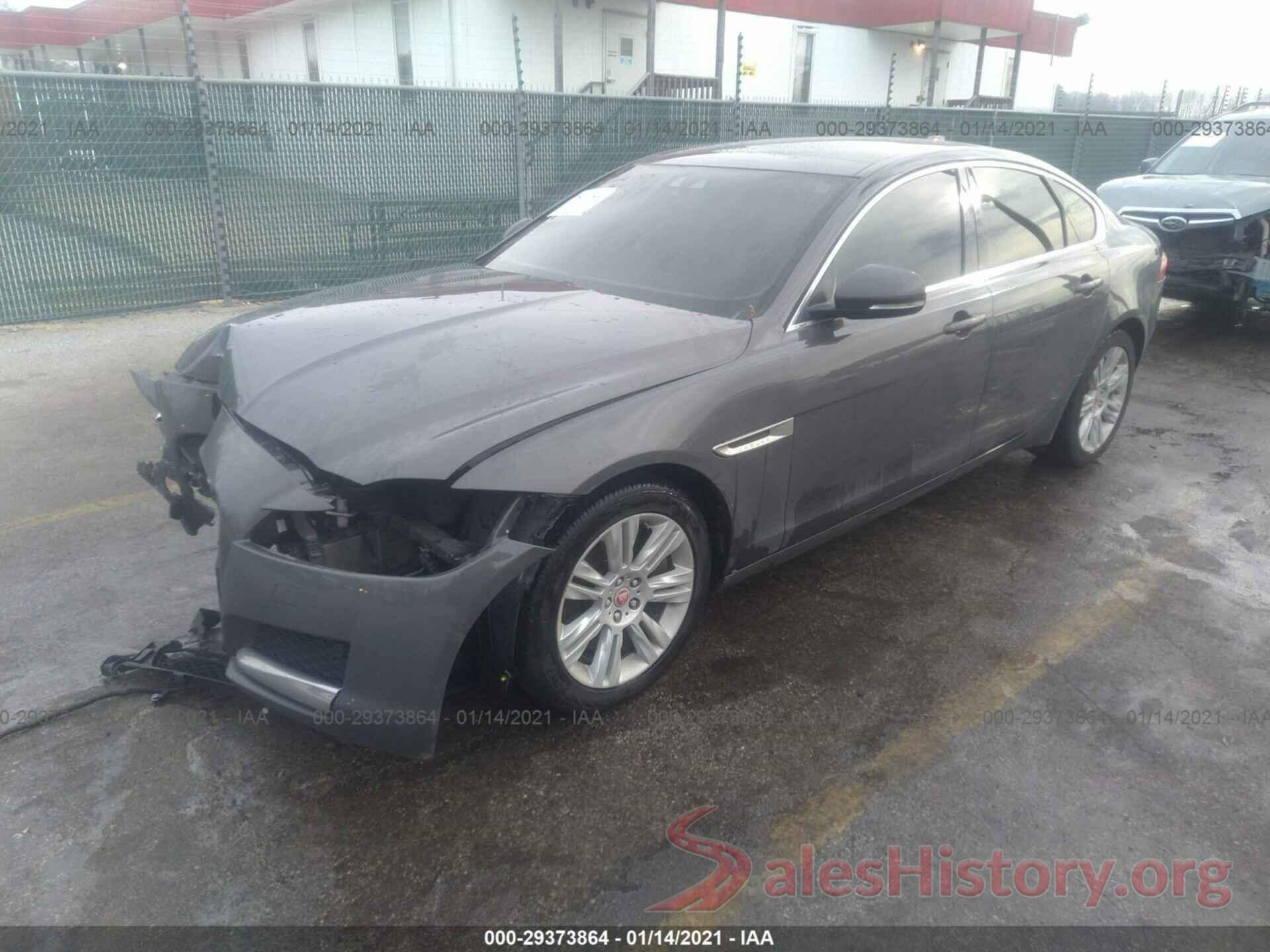 SAJBD4BV5GCY09288 2016 JAGUAR XF