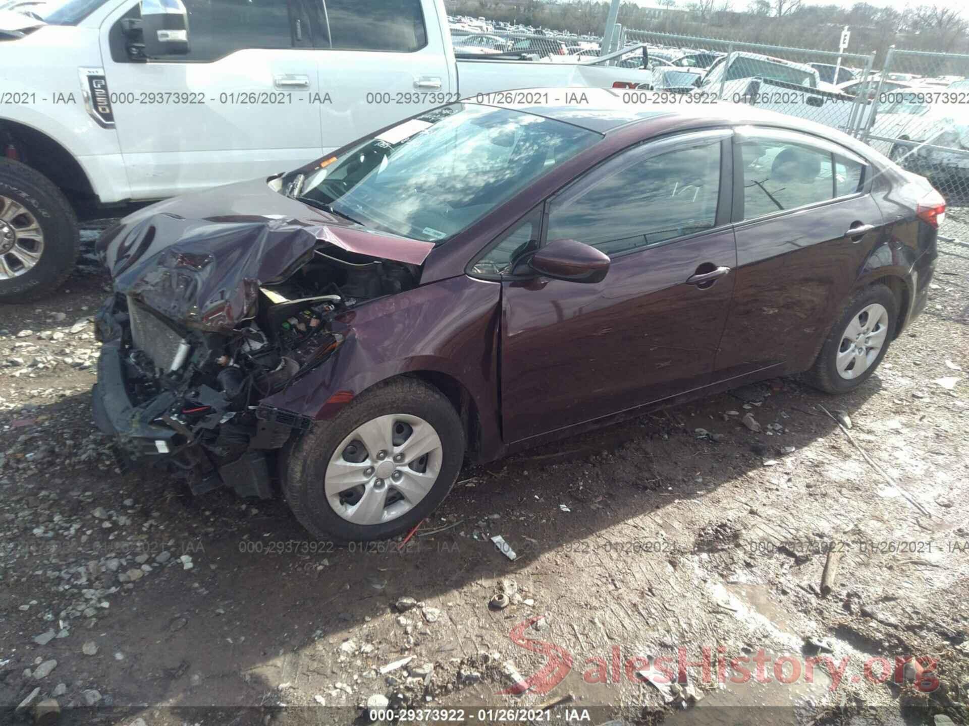 3KPFK4A79HE103721 2017 KIA FORTE