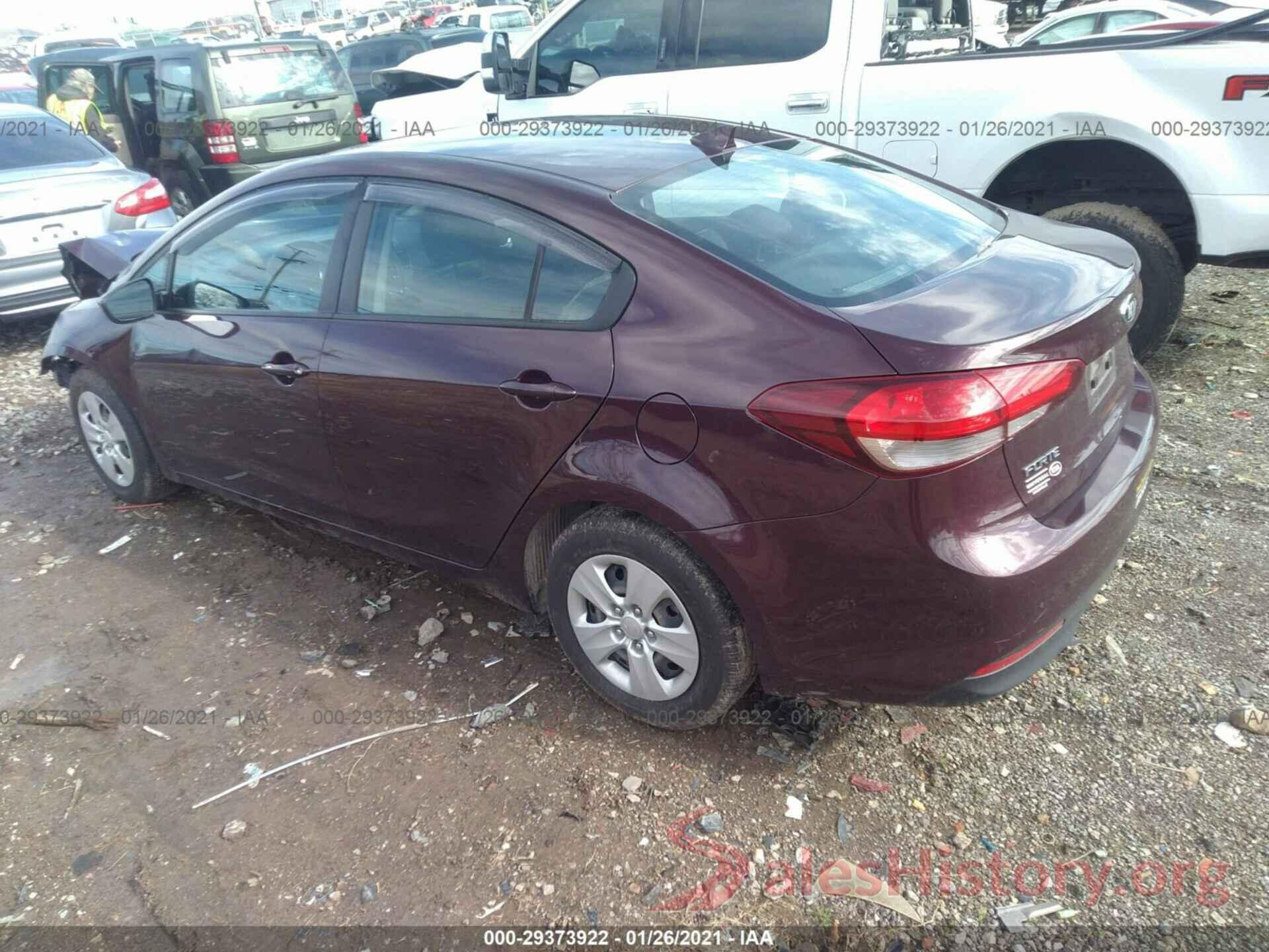 3KPFK4A79HE103721 2017 KIA FORTE