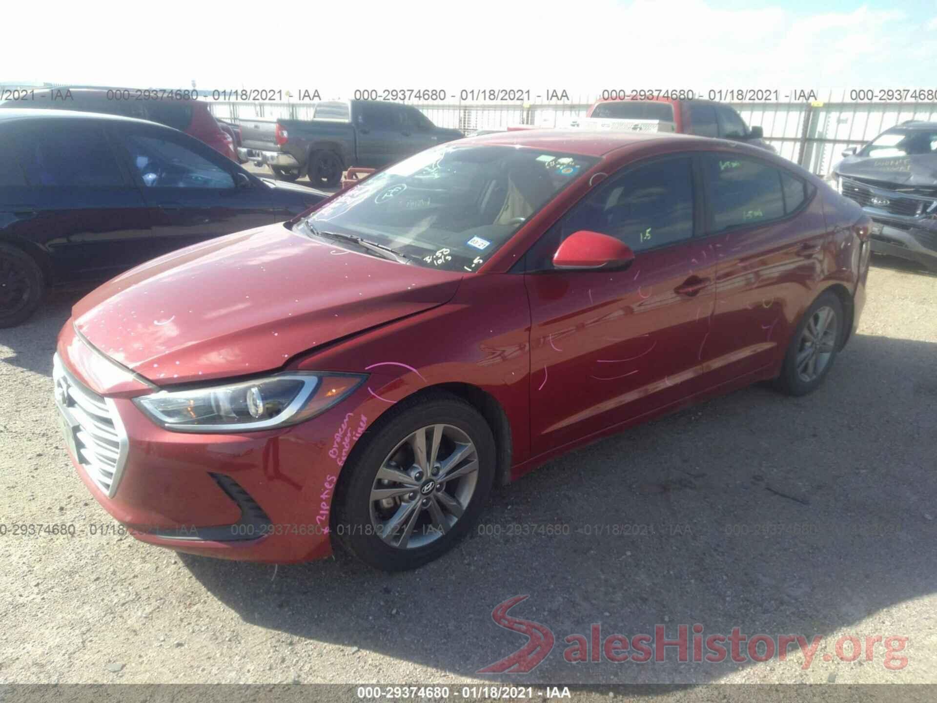 KMHD84LF1HU166173 2017 HYUNDAI ELANTRA