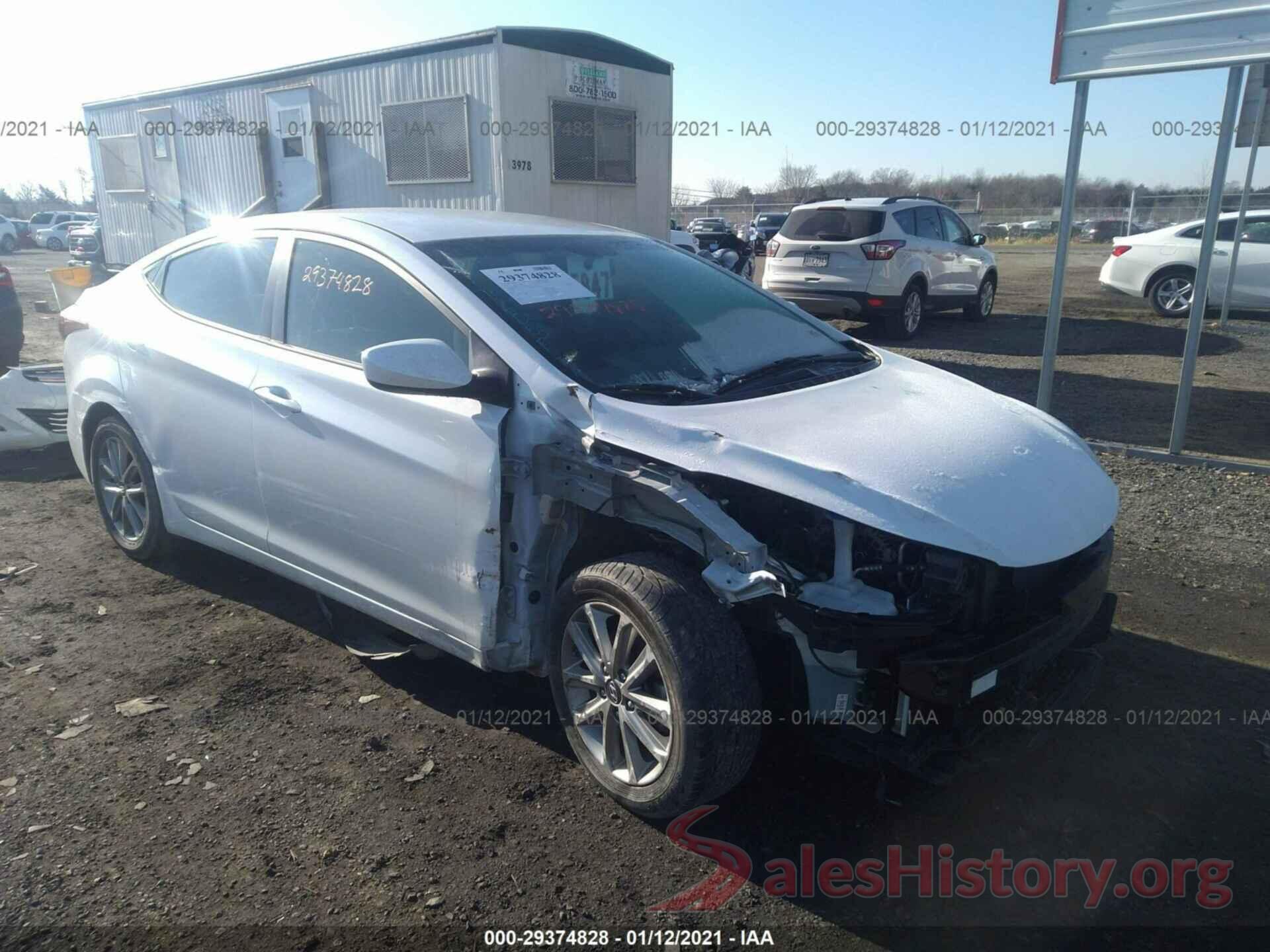 5NPDH4AE8GH749282 2016 HYUNDAI ELANTRA