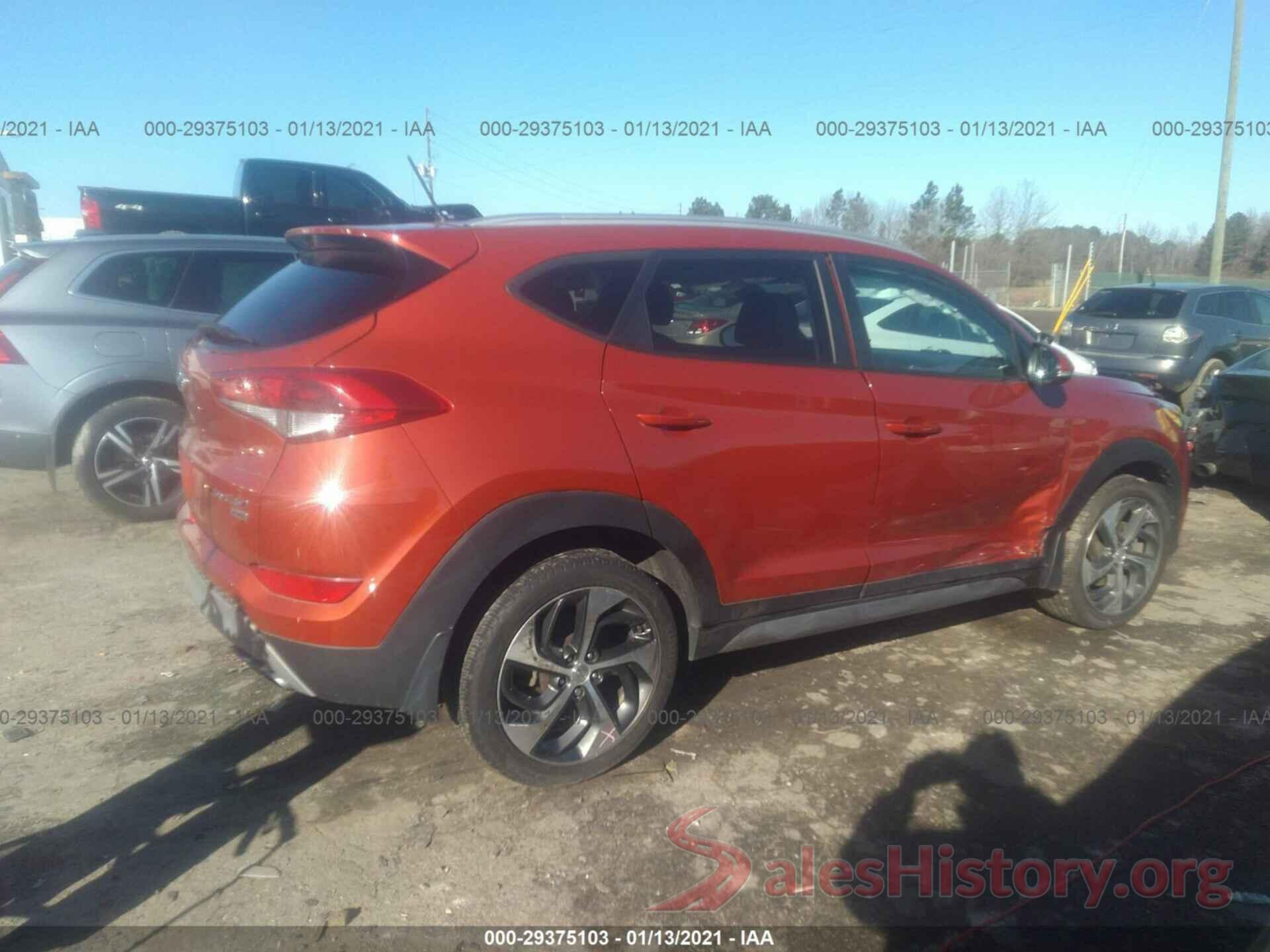 KM8J3CA23HU374342 2017 HYUNDAI TUCSON