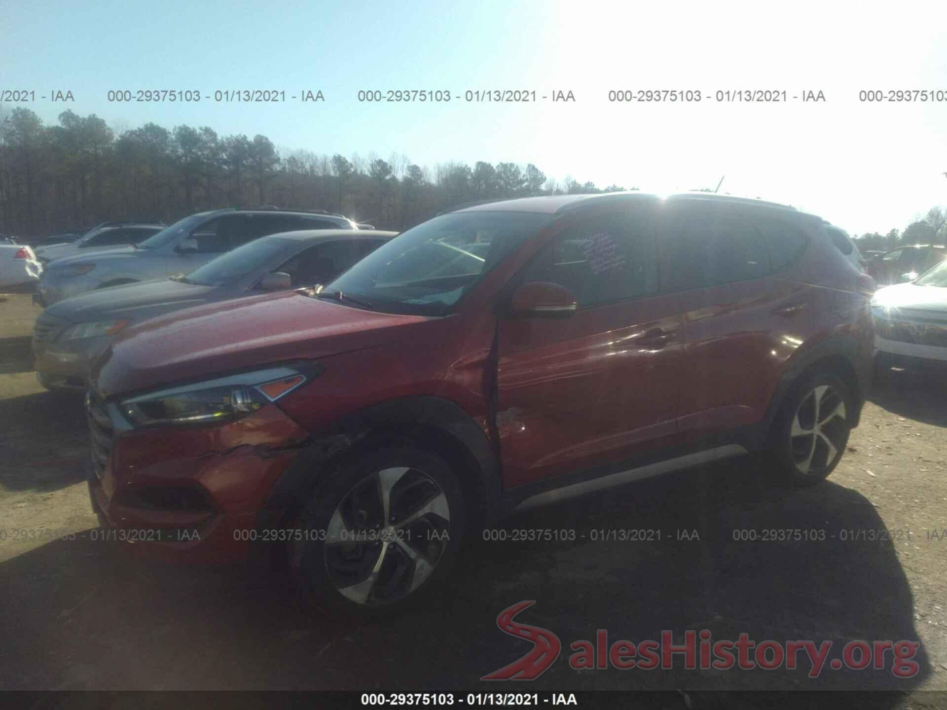 KM8J3CA23HU374342 2017 HYUNDAI TUCSON