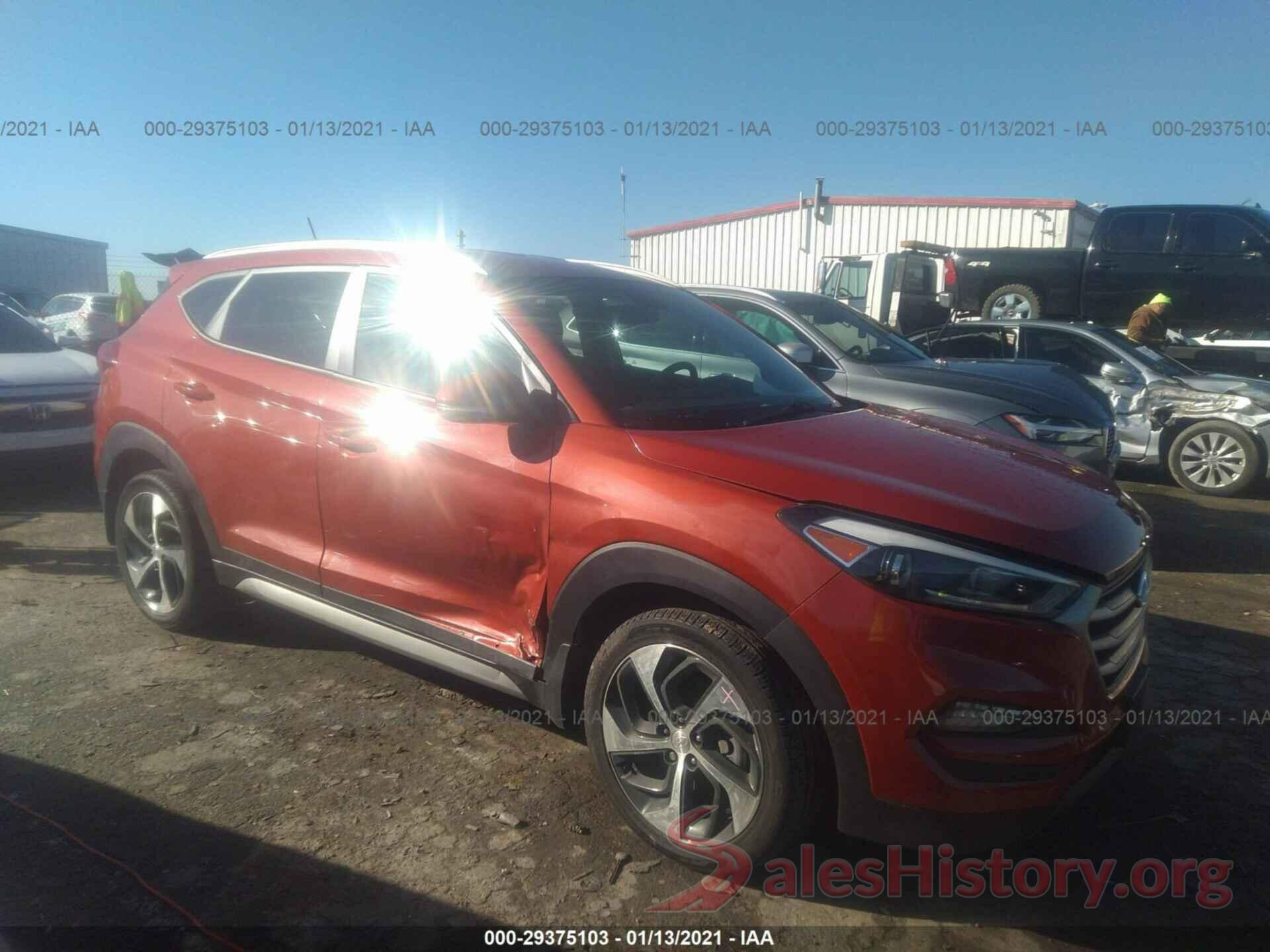 KM8J3CA23HU374342 2017 HYUNDAI TUCSON