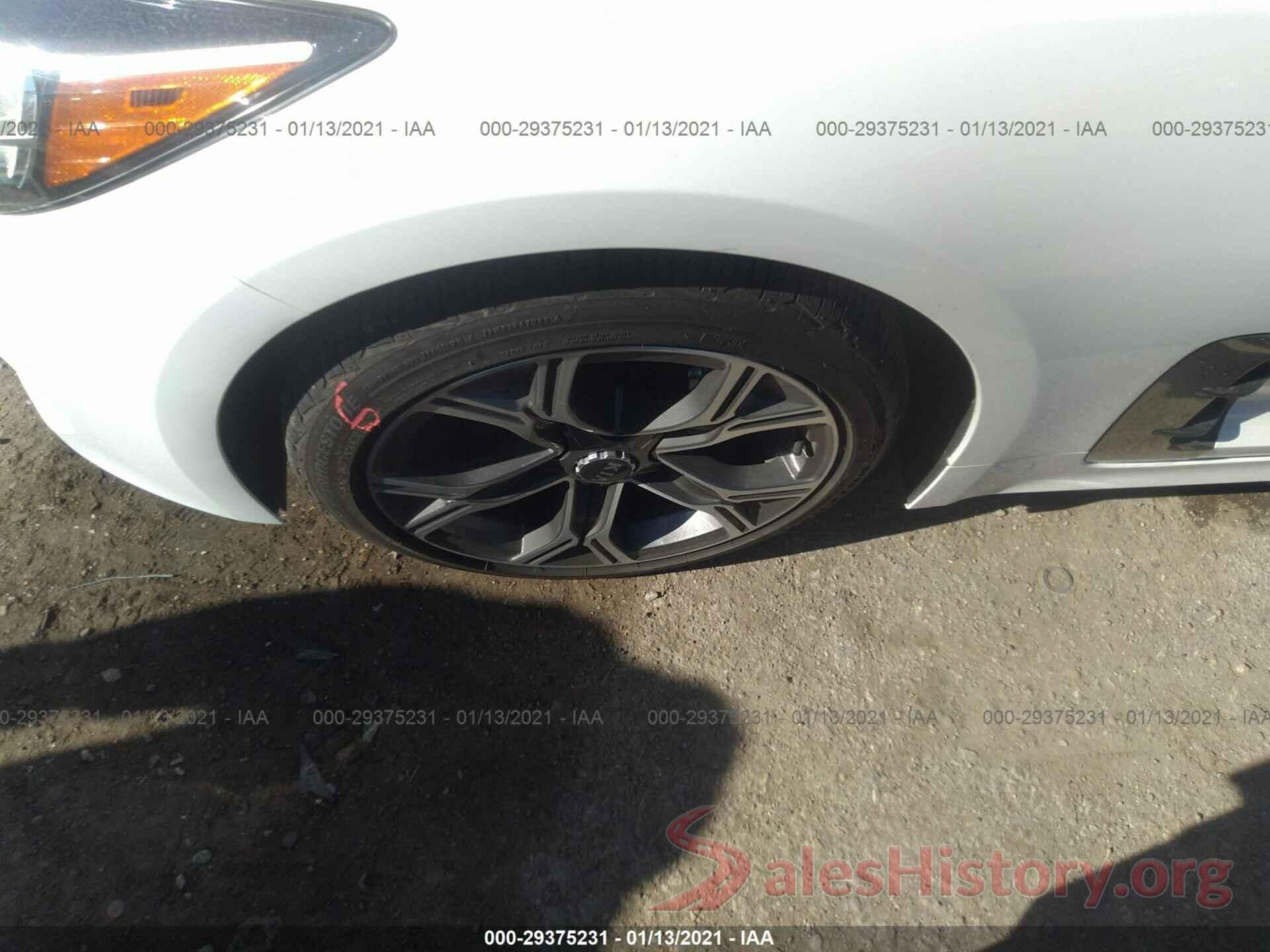 KNAE15LA1L6077012 2020 KIA STINGER