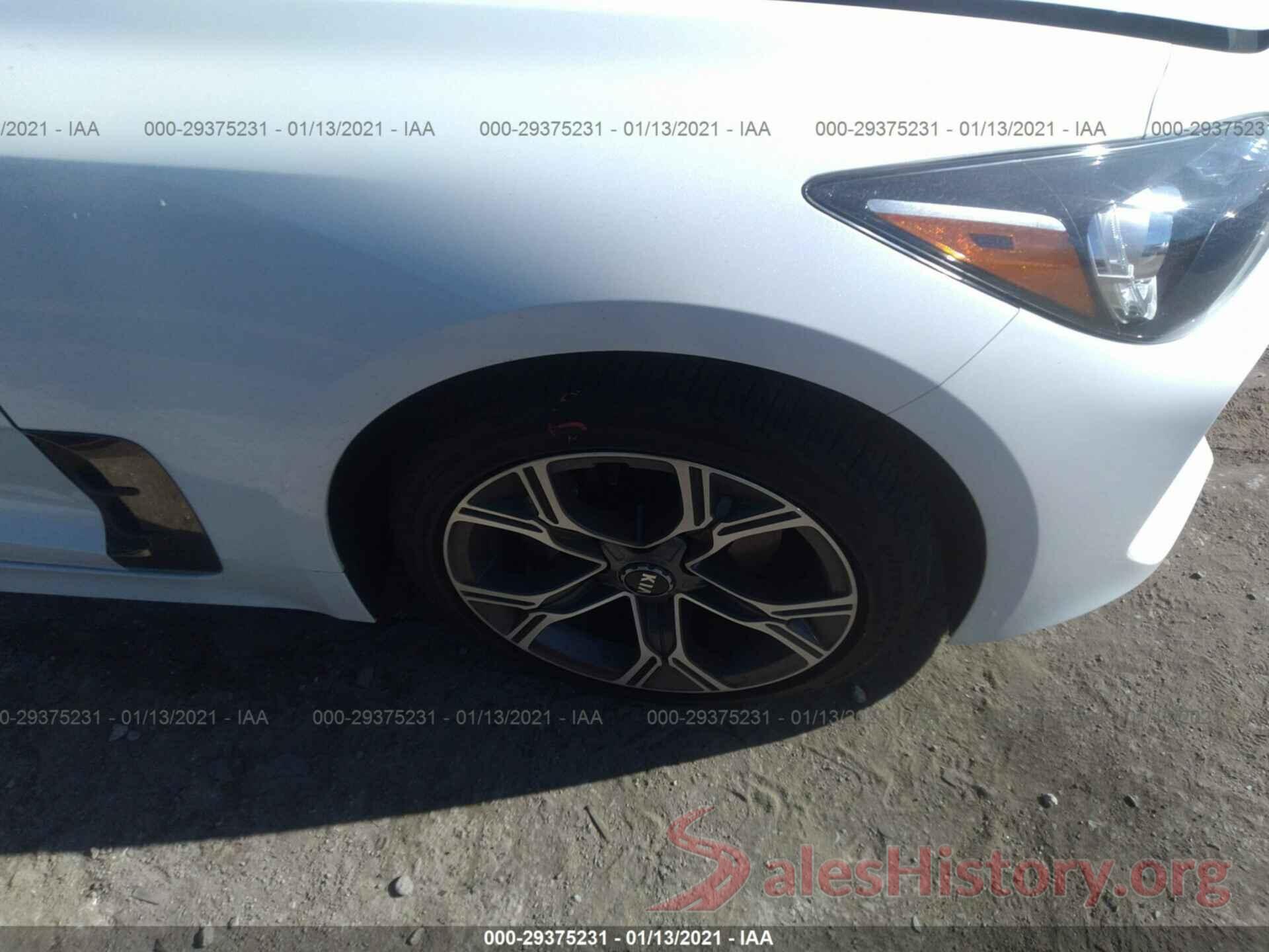 KNAE15LA1L6077012 2020 KIA STINGER