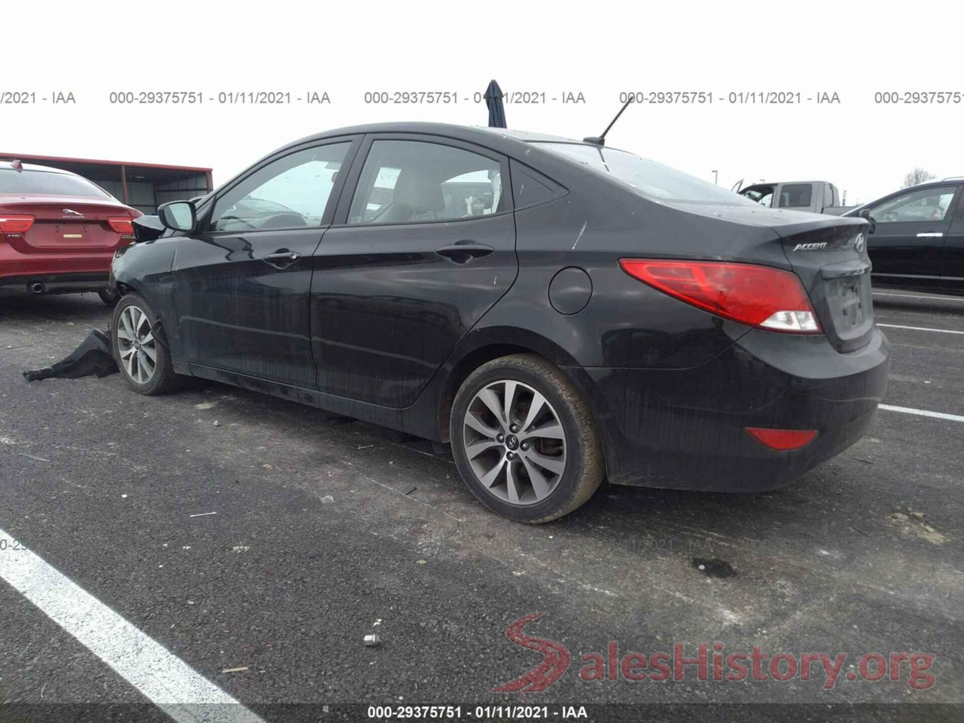 KMHCT4AEXHU255163 2017 HYUNDAI ACCENT