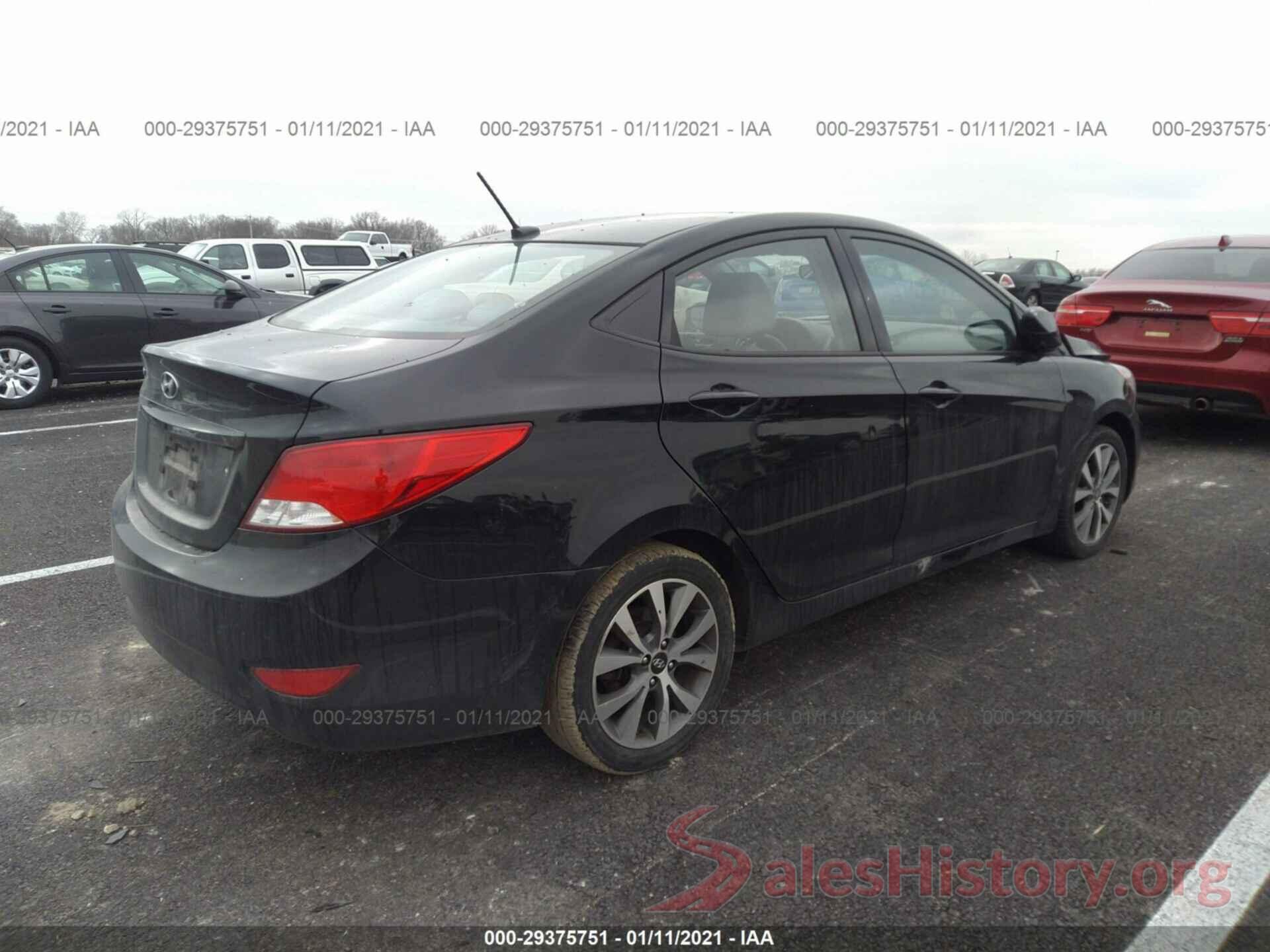 KMHCT4AEXHU255163 2017 HYUNDAI ACCENT