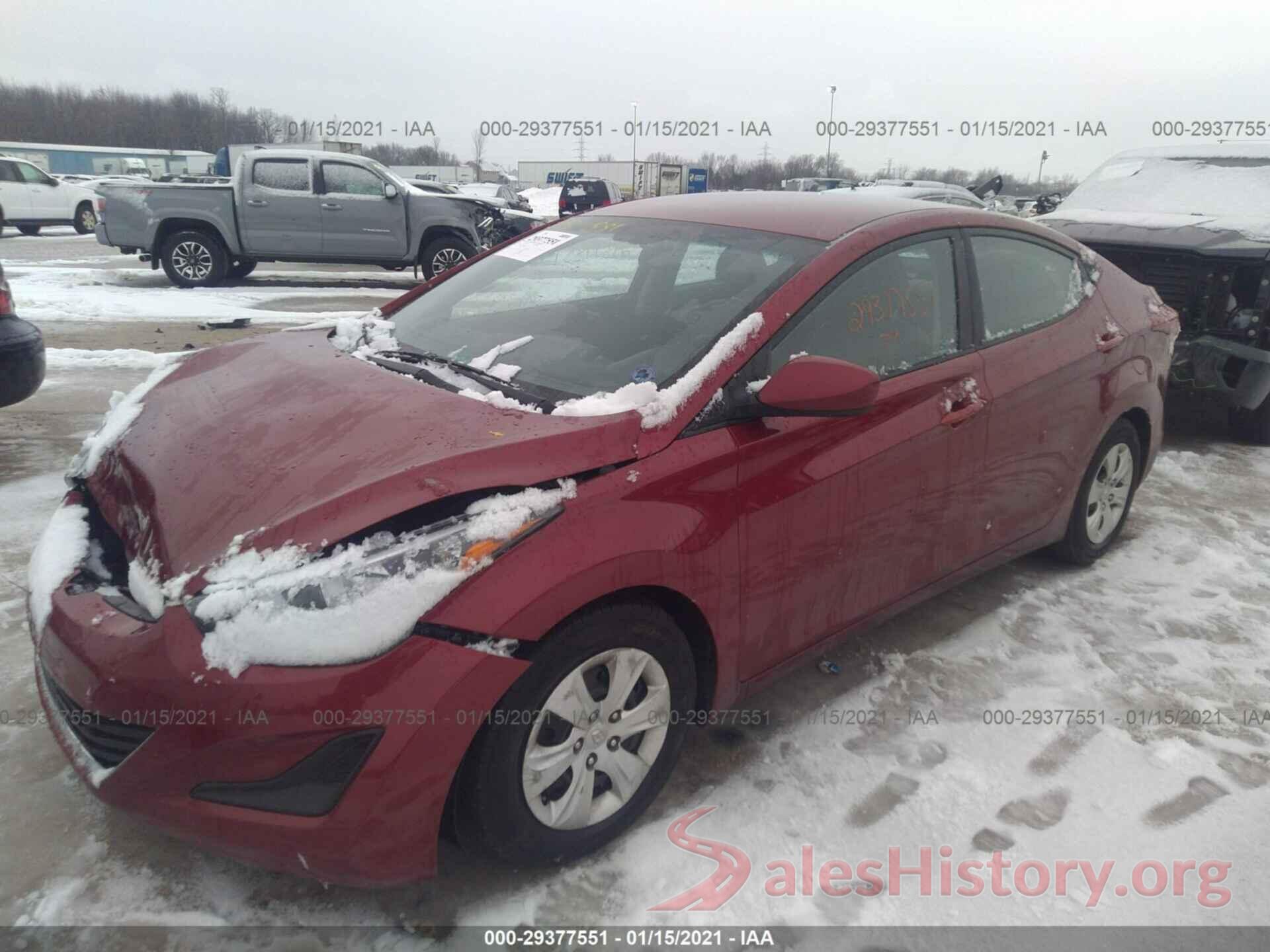 5NPDH4AE1GH793754 2016 HYUNDAI ELANTRA