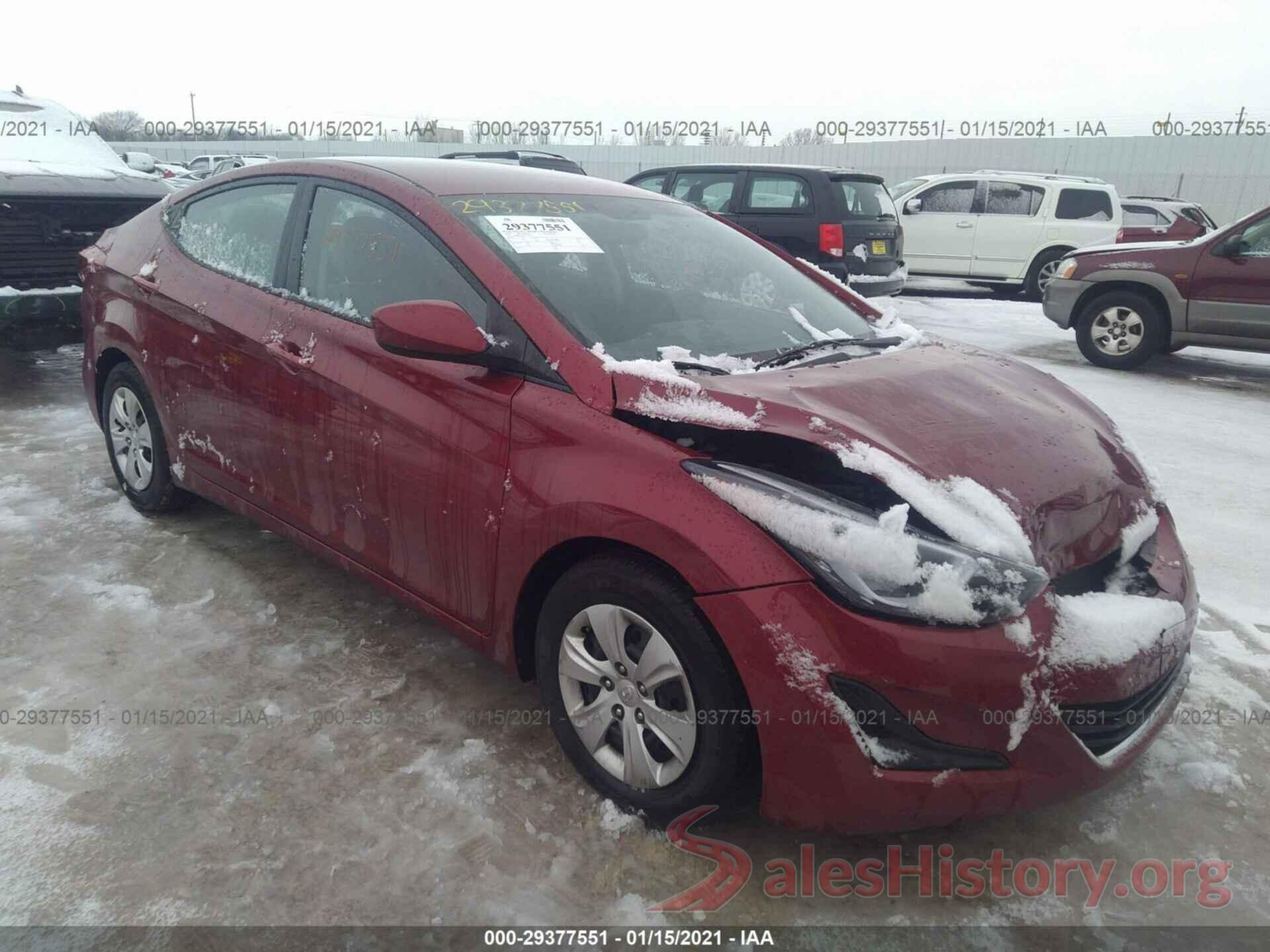 5NPDH4AE1GH793754 2016 HYUNDAI ELANTRA