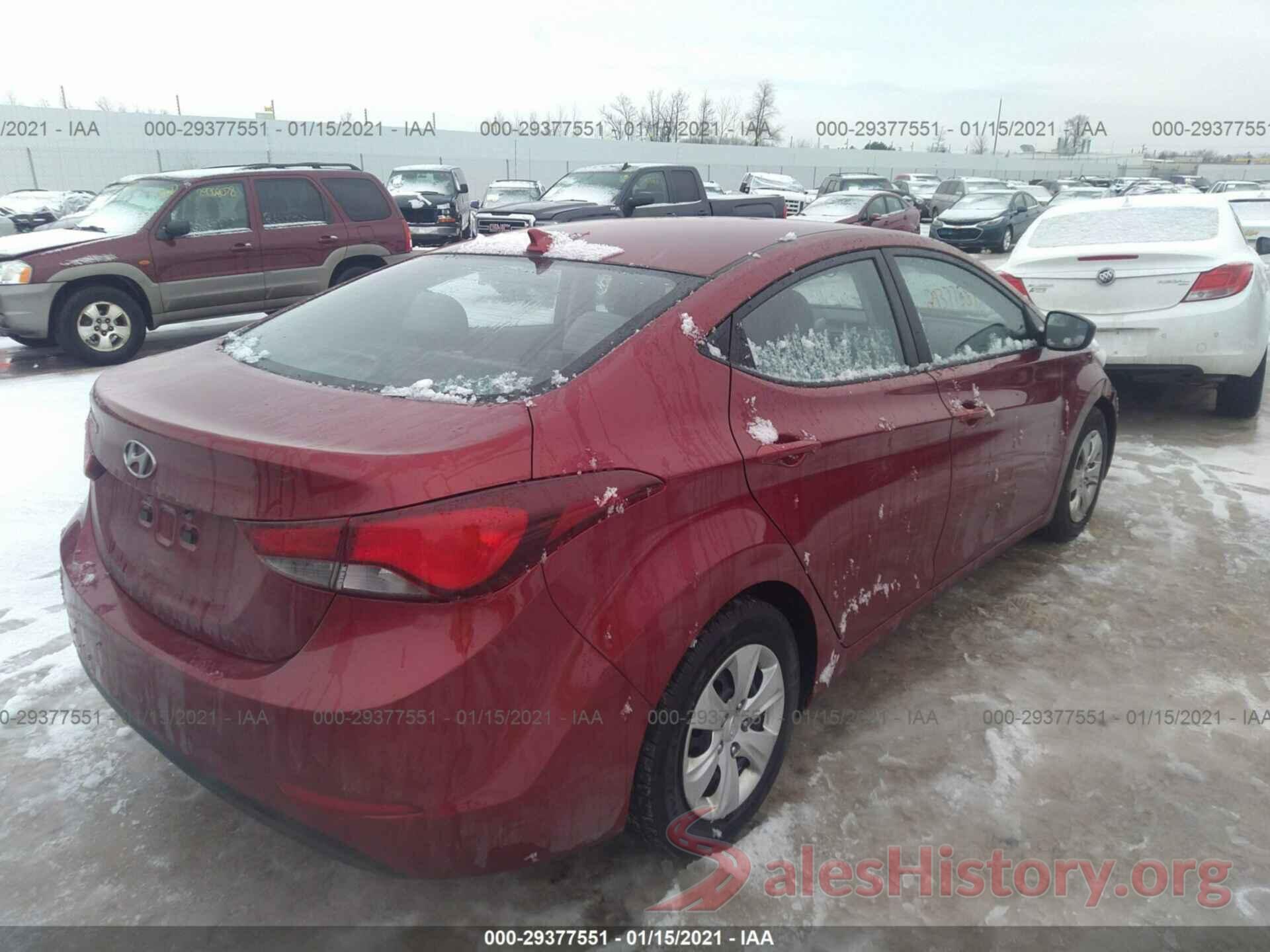 5NPDH4AE1GH793754 2016 HYUNDAI ELANTRA