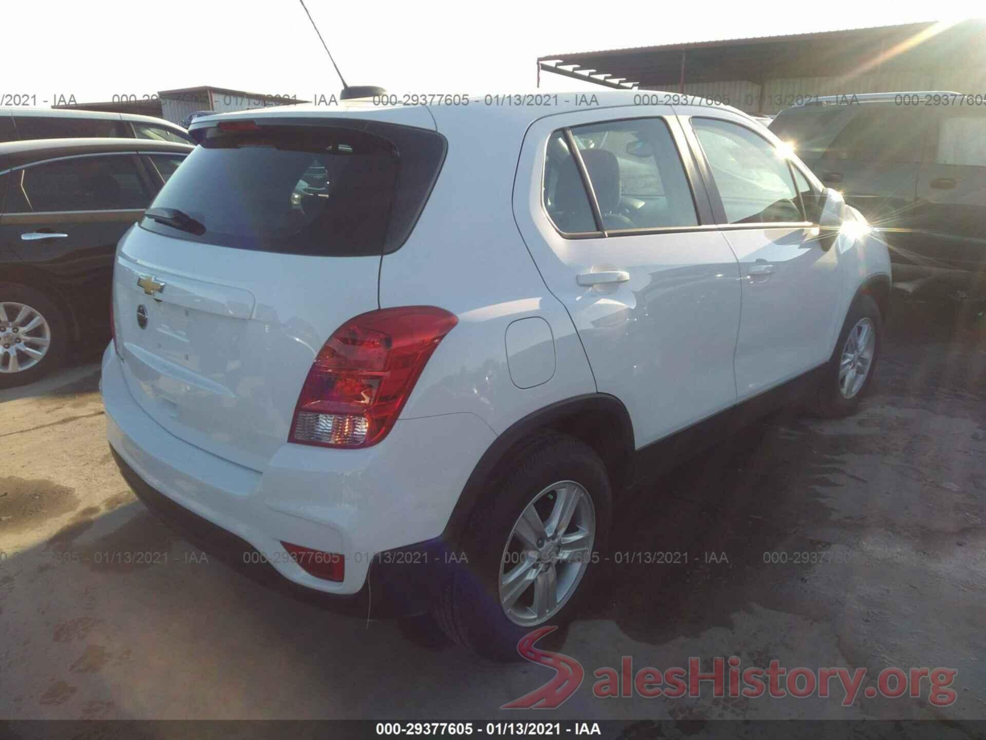 KL7CJKSB8LB326283 2020 CHEVROLET TRAX