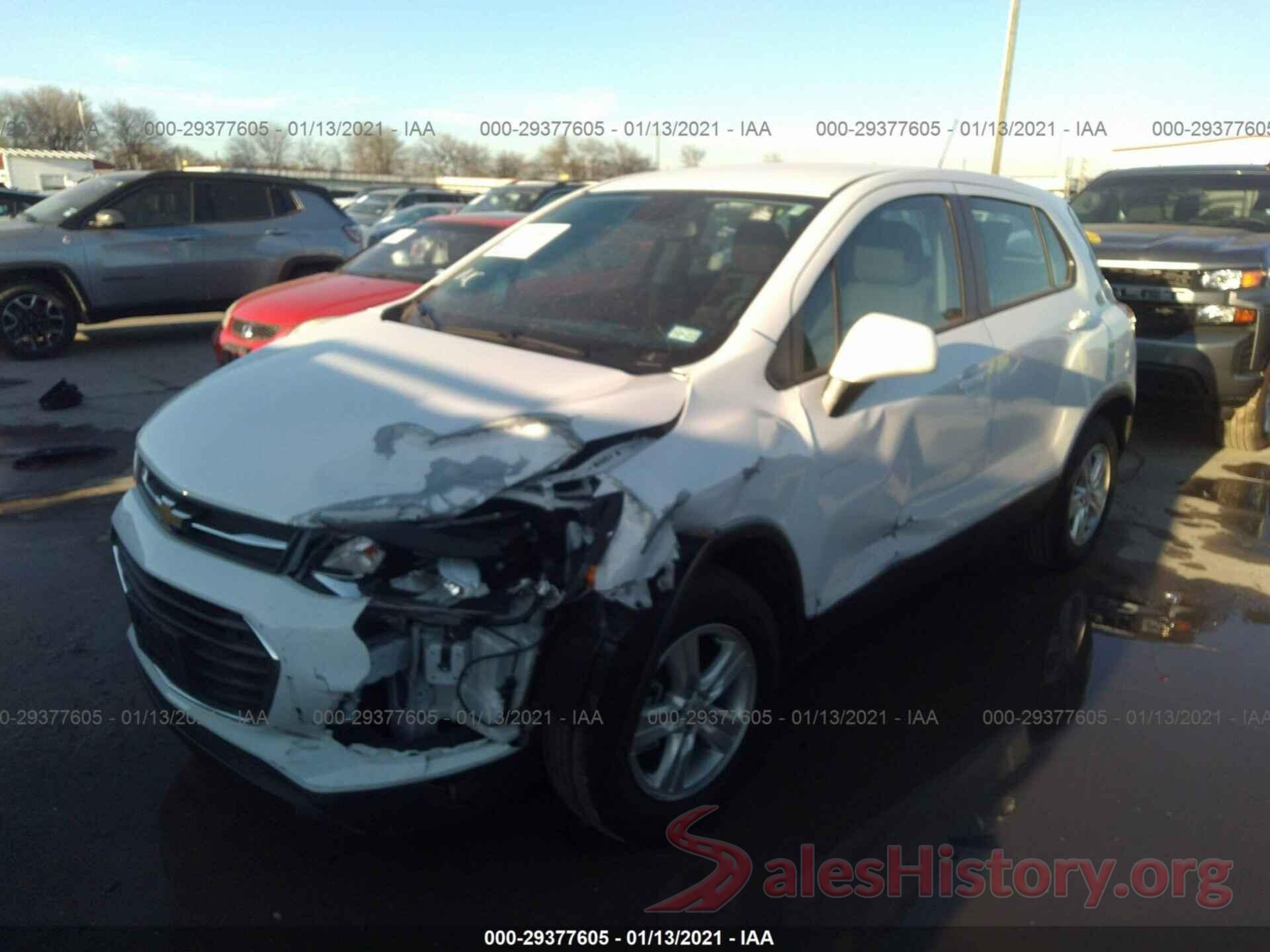 KL7CJKSB8LB326283 2020 CHEVROLET TRAX