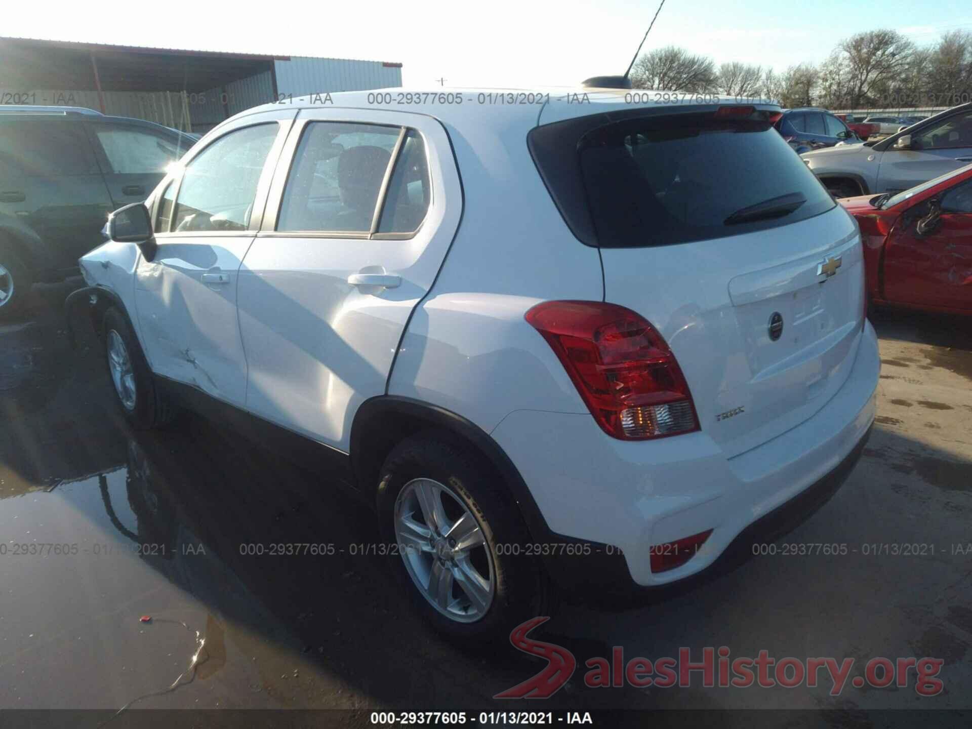 KL7CJKSB8LB326283 2020 CHEVROLET TRAX