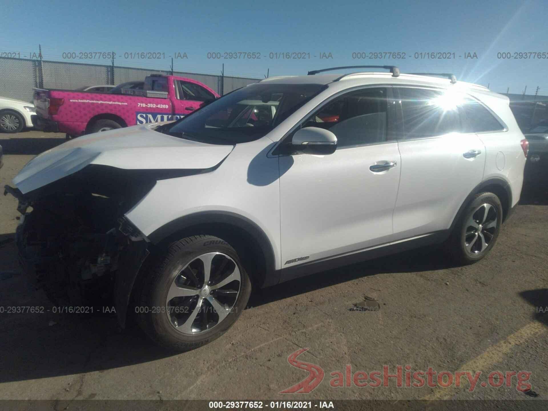 5XYPHDA59HG299082 2017 KIA SORENTO