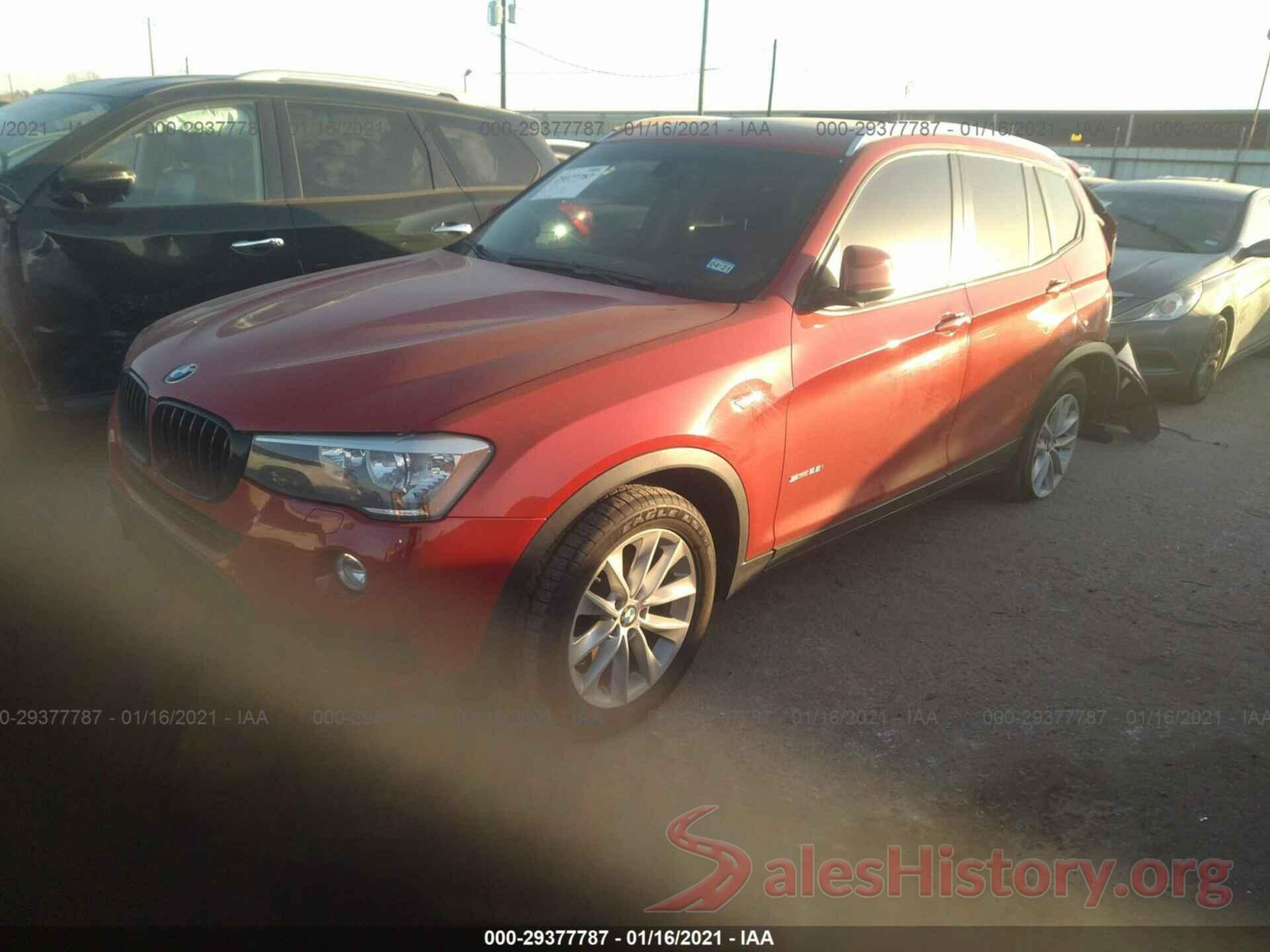 5UXWZ7C53G0M83637 2016 BMW X3